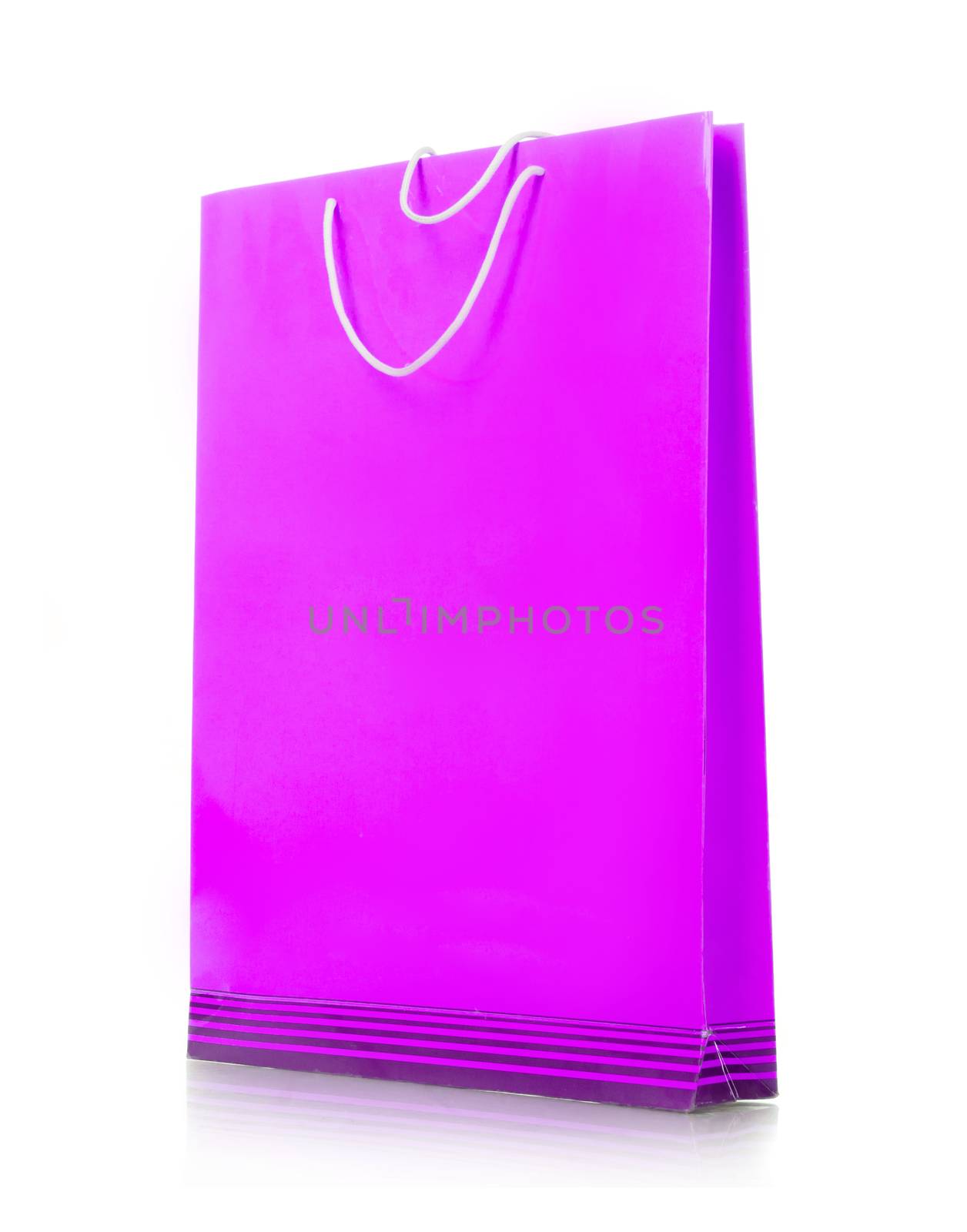 Shopping bag isolated on a white background