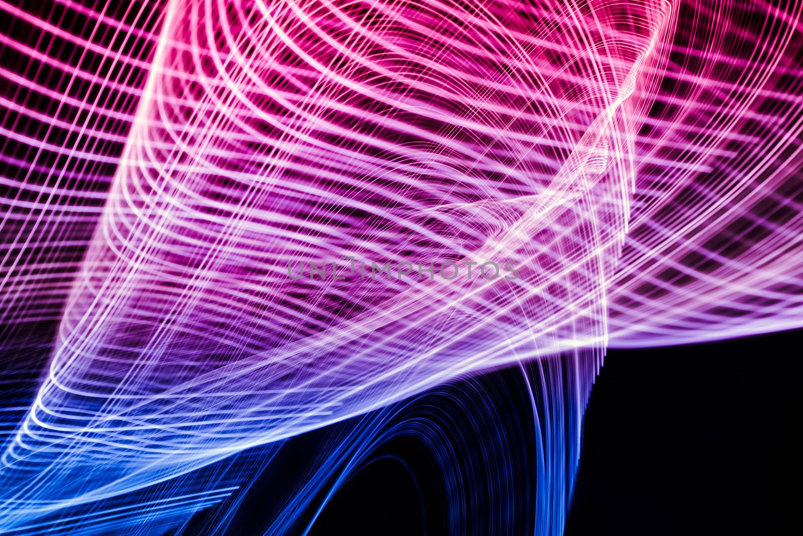 Abstract light background in violet blue colors on a black background