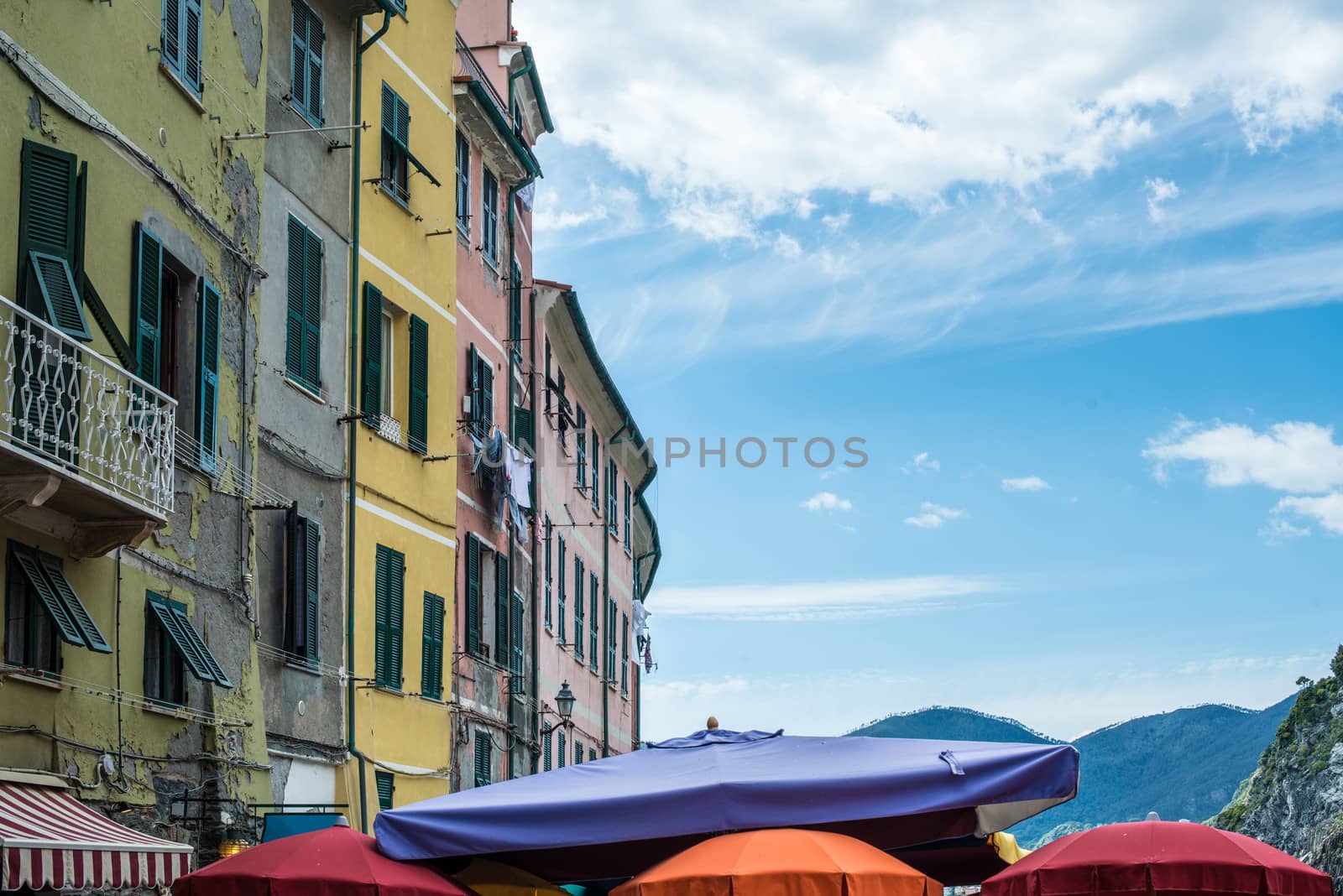 Village of Vernazza, Cinque Terre in Liguria, Italy