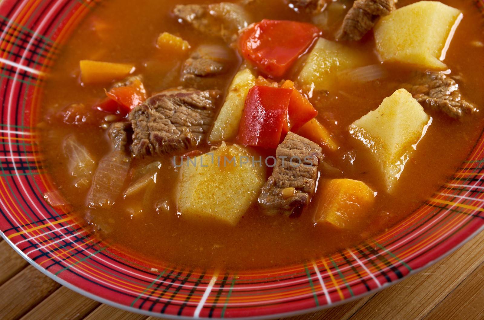 Traditional Bulgarian soup chorba.shurpa soup