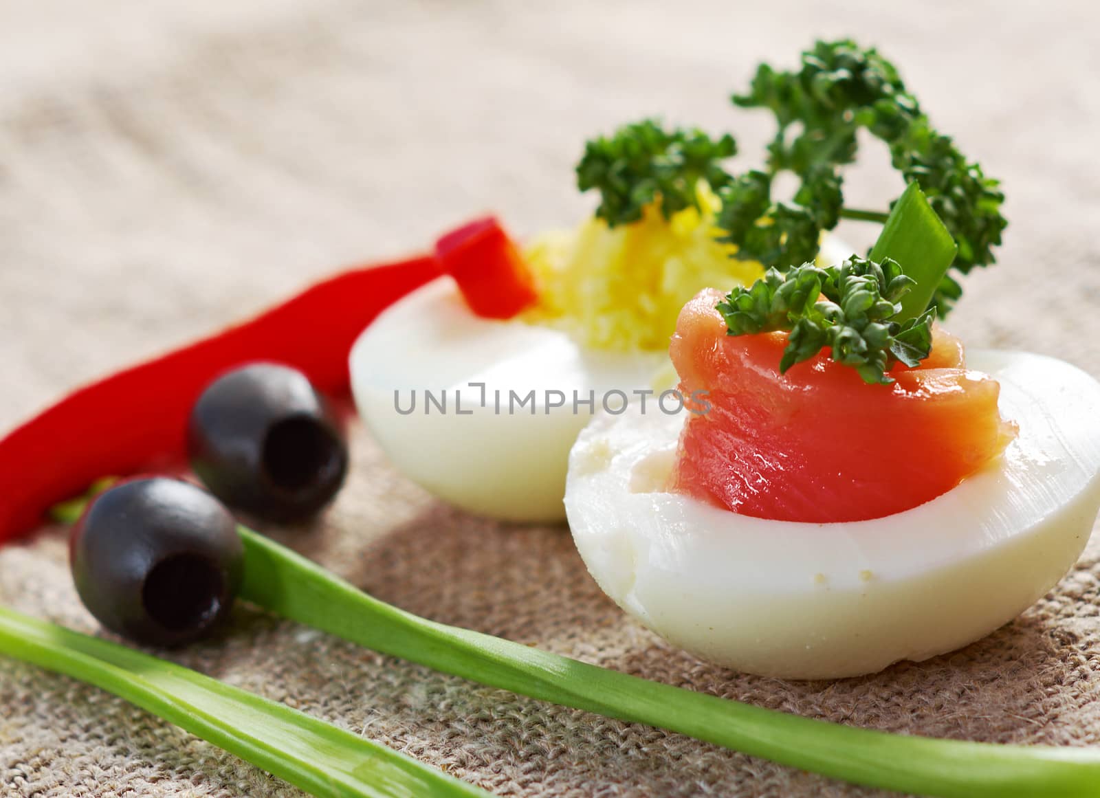 stuffed eggs  by Fanfo