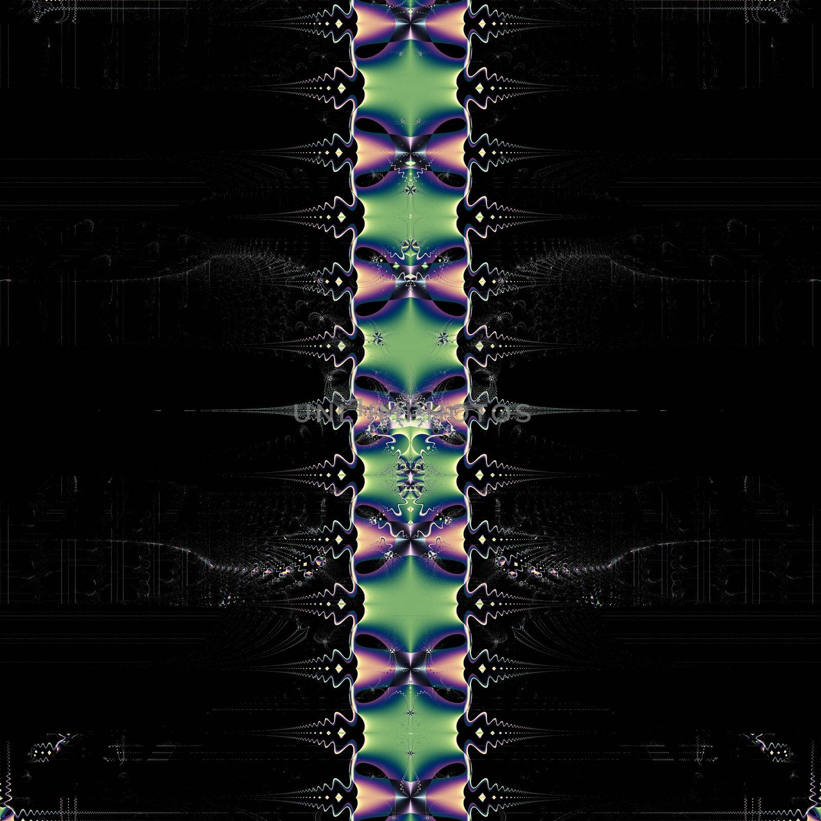 Elegant fractal design, abstract psychedelic art, magic path