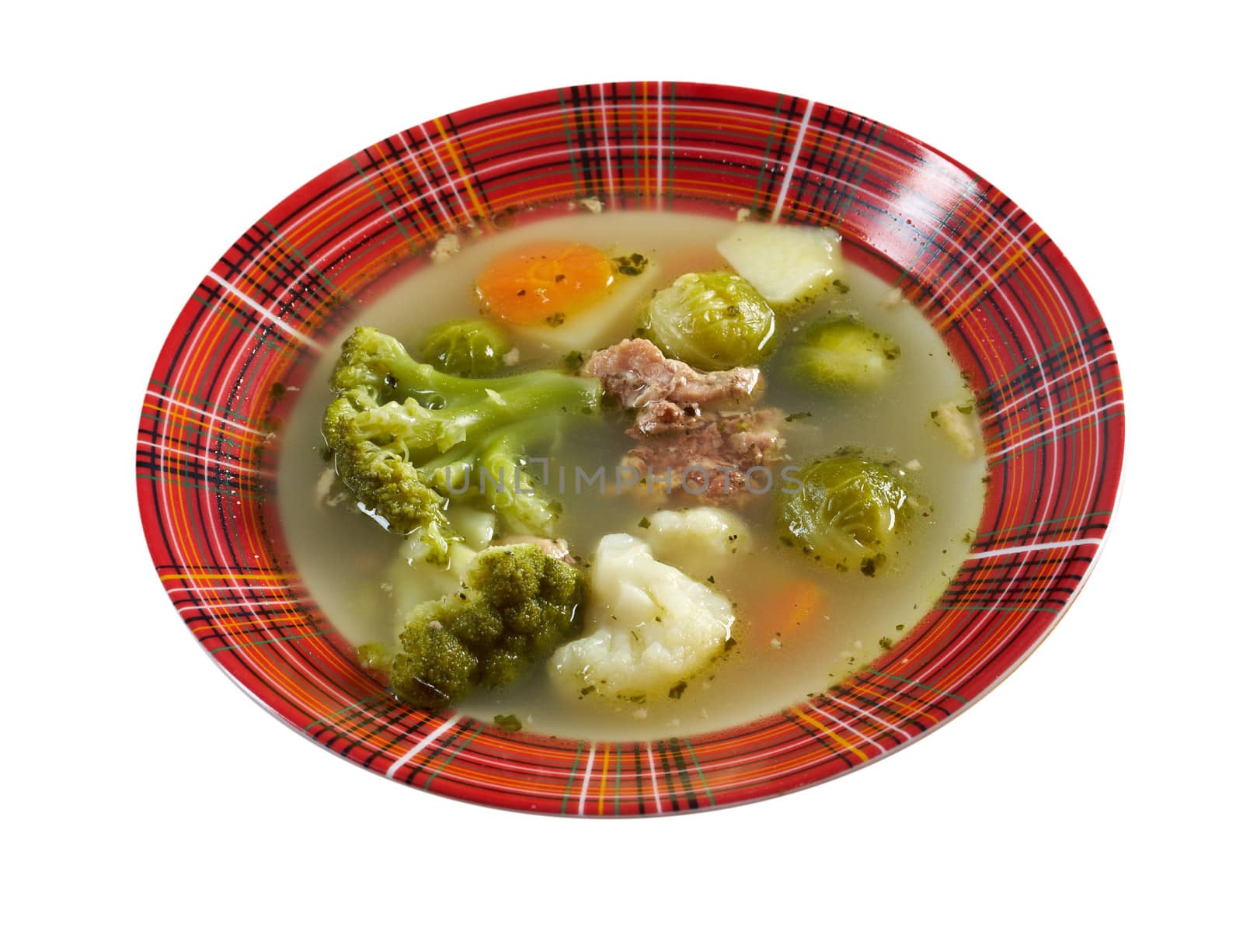 italian  farm-style   soup with broccoli  by Fanfo