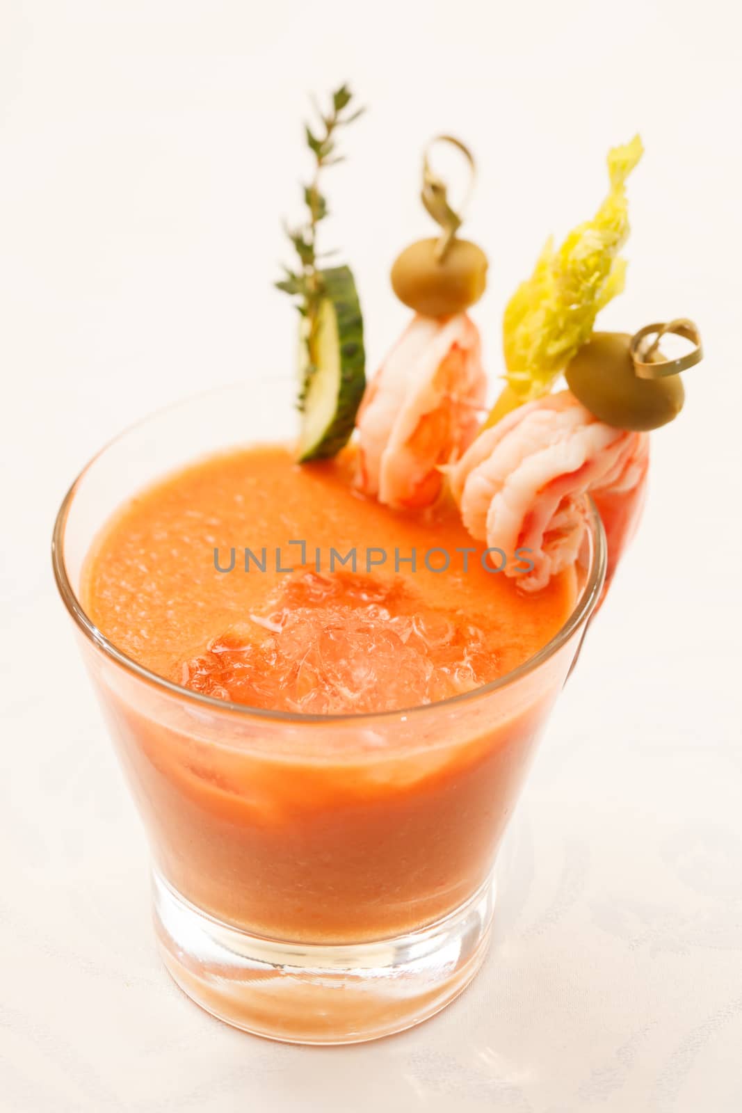 Spanish cold tomato soup by shebeko