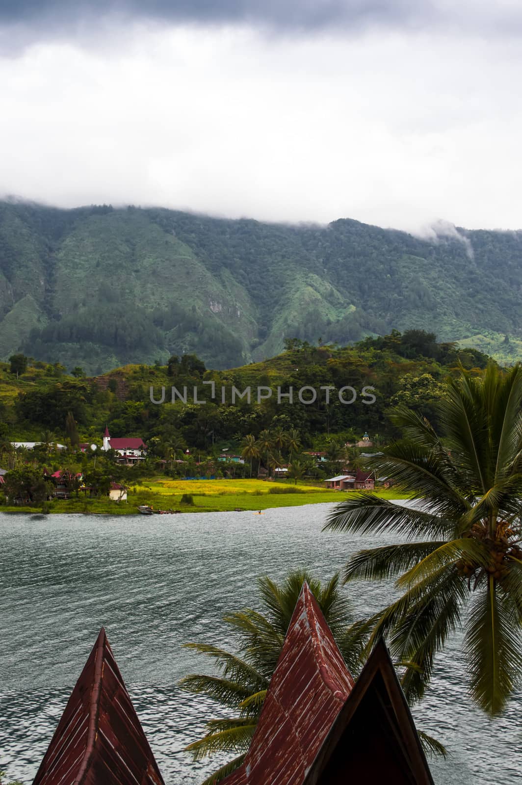 Batak Style, Samosir Island. Lake Toba  North Sumatra, Indonesia.