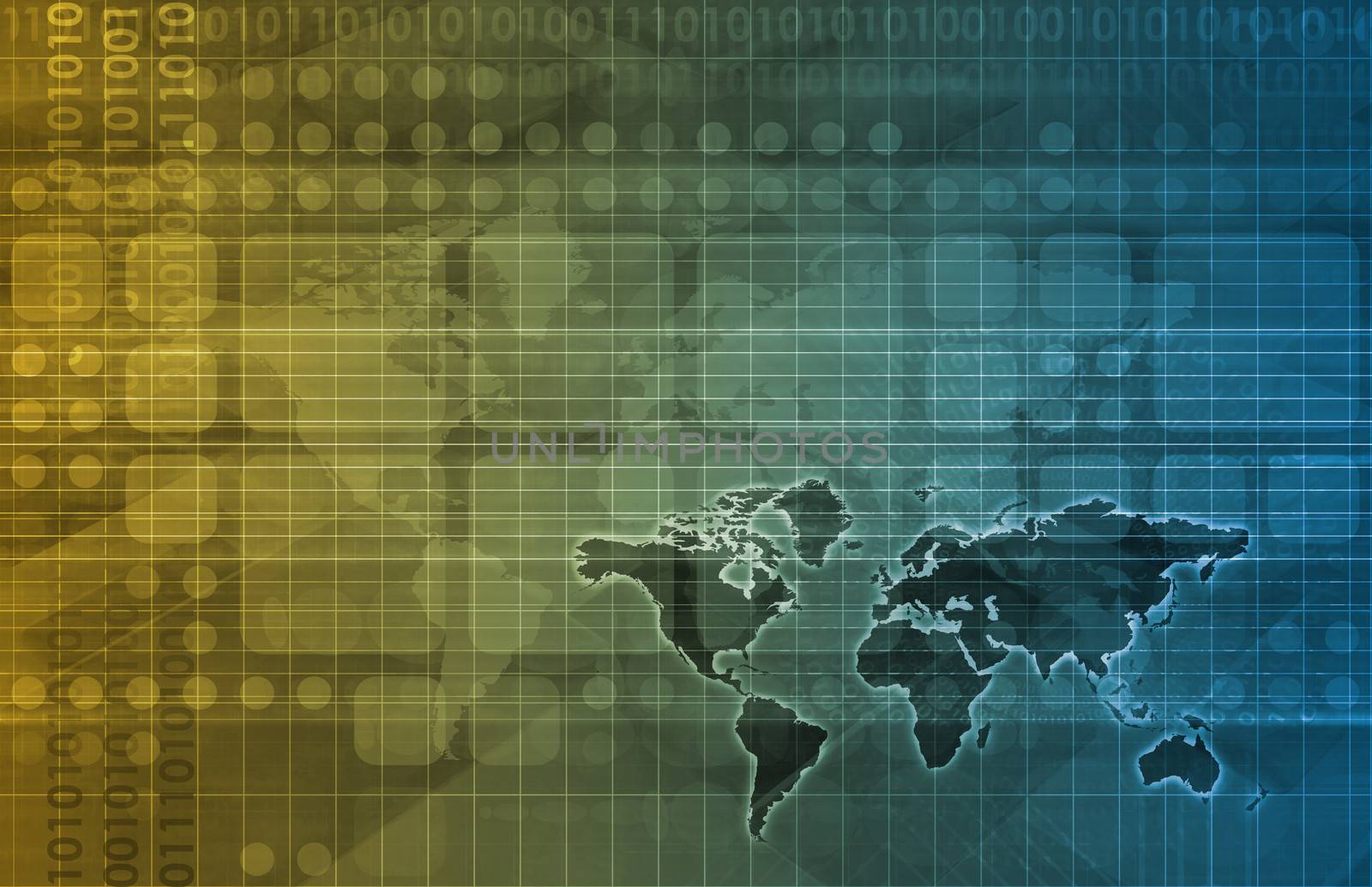 Technology Background Digital Energy as a Art