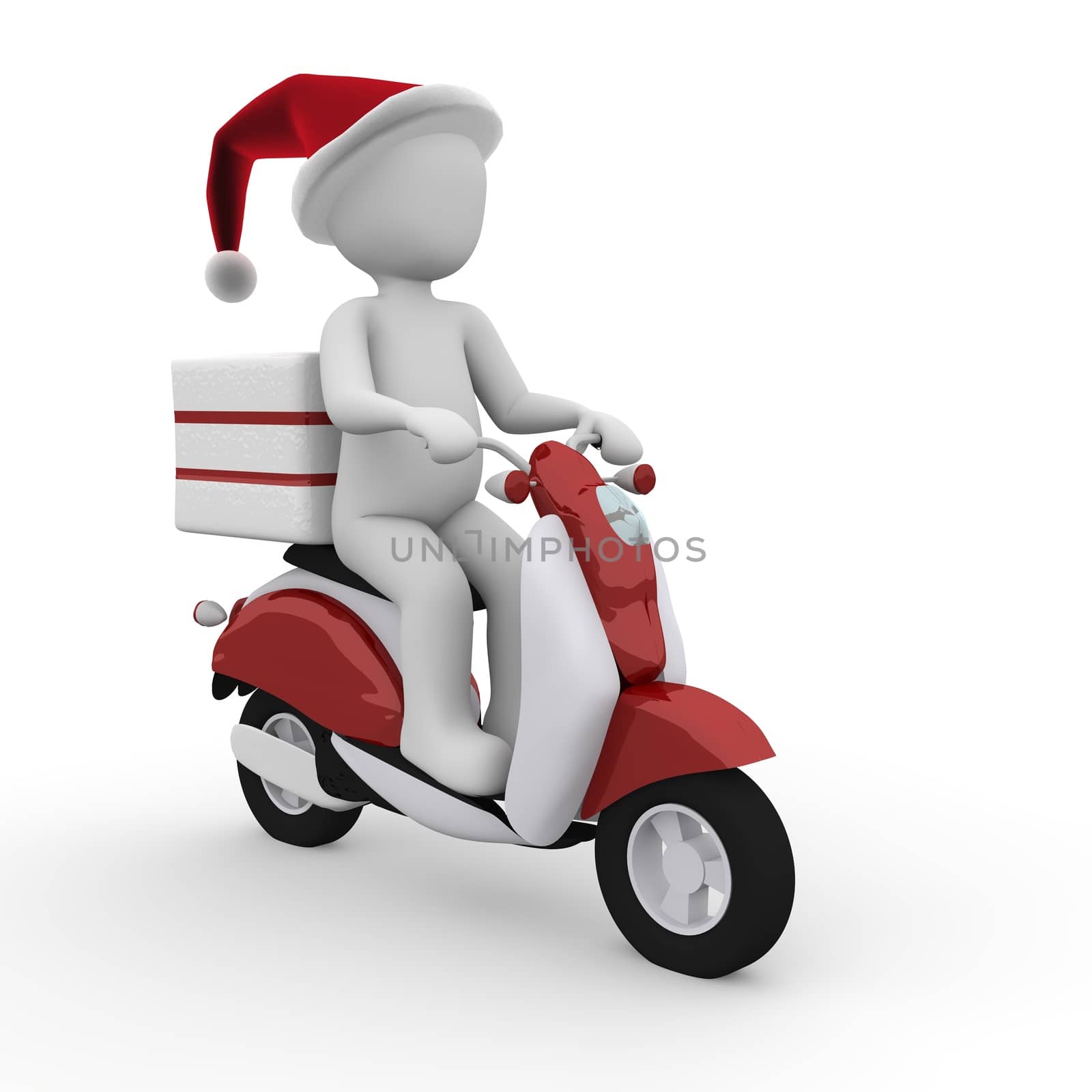 Christmas scooter by 3DAgentur