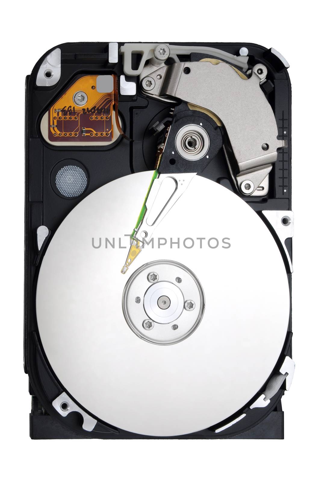 Opened Hard Drive