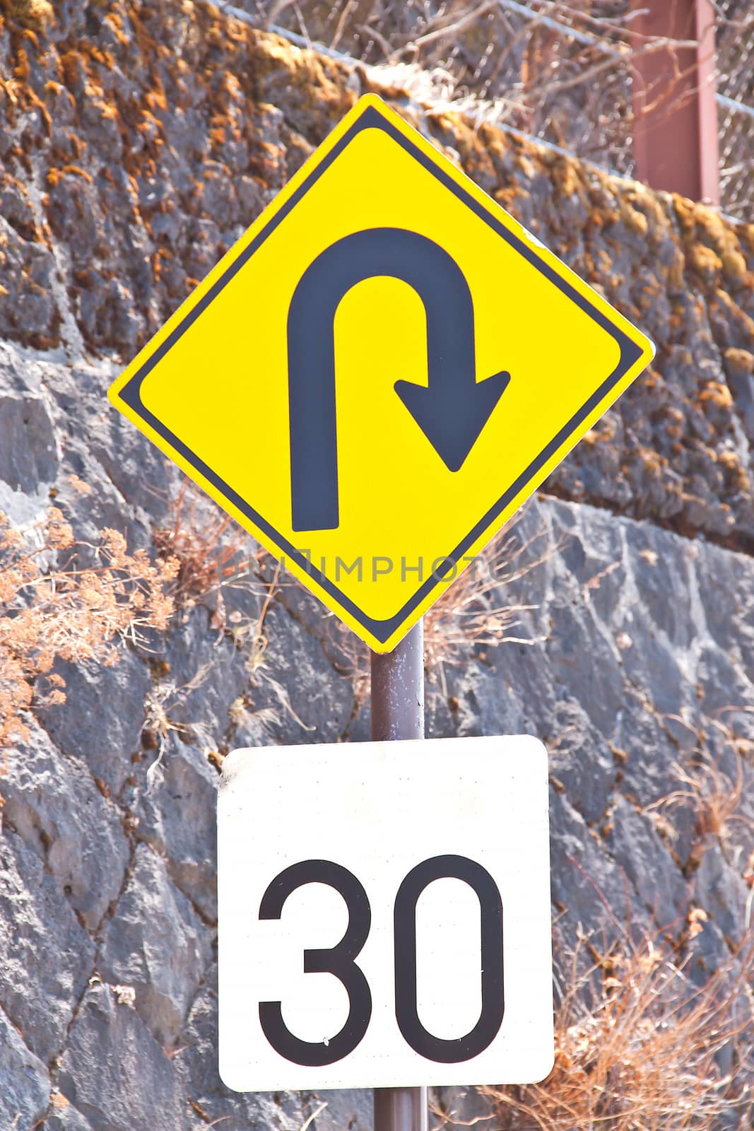 traffic sign to return the vehicle speed ������30 km.
