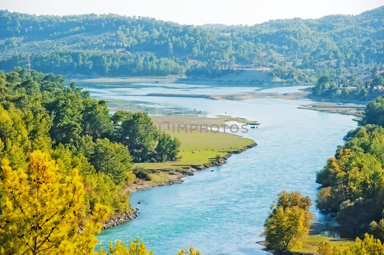 Manavgat River Valley. Turkey