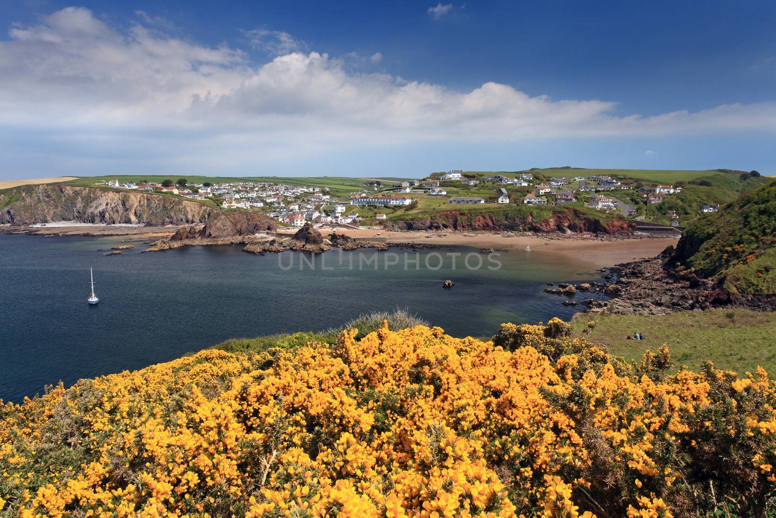 Hope Cove on the English channel South devon