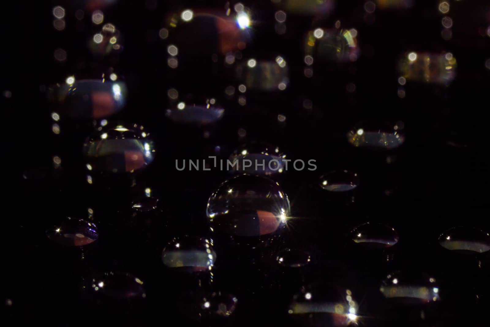 Abstract Waterdrops Closeup Background by levonarakelian