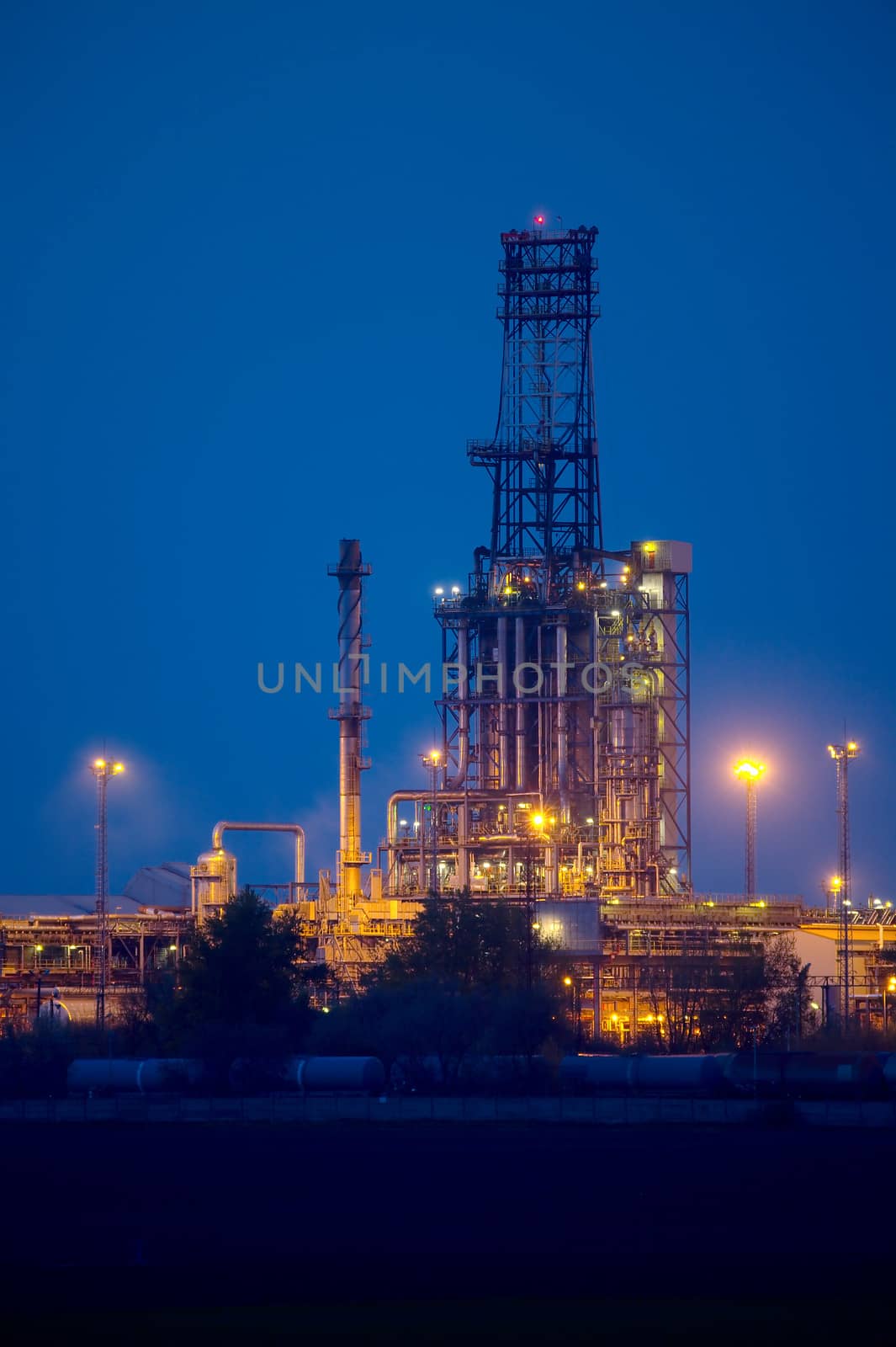 Oil Refinery by Gudella