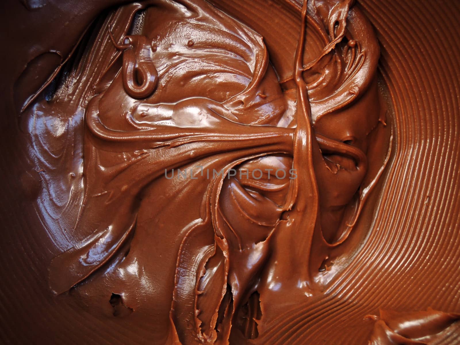 Chocolate cream macro