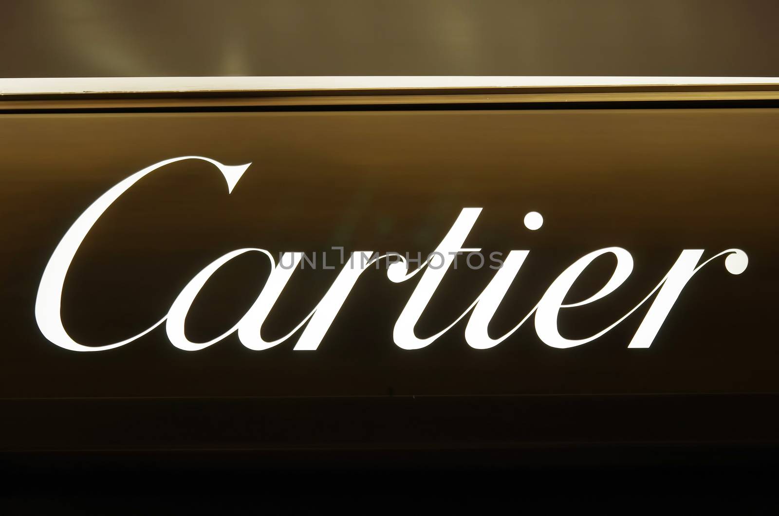 ROME, ITALY - MARCH 08: Cartier luxury brand on Via del Condotti in Rome on March 08, 2011 in Rome, Italy