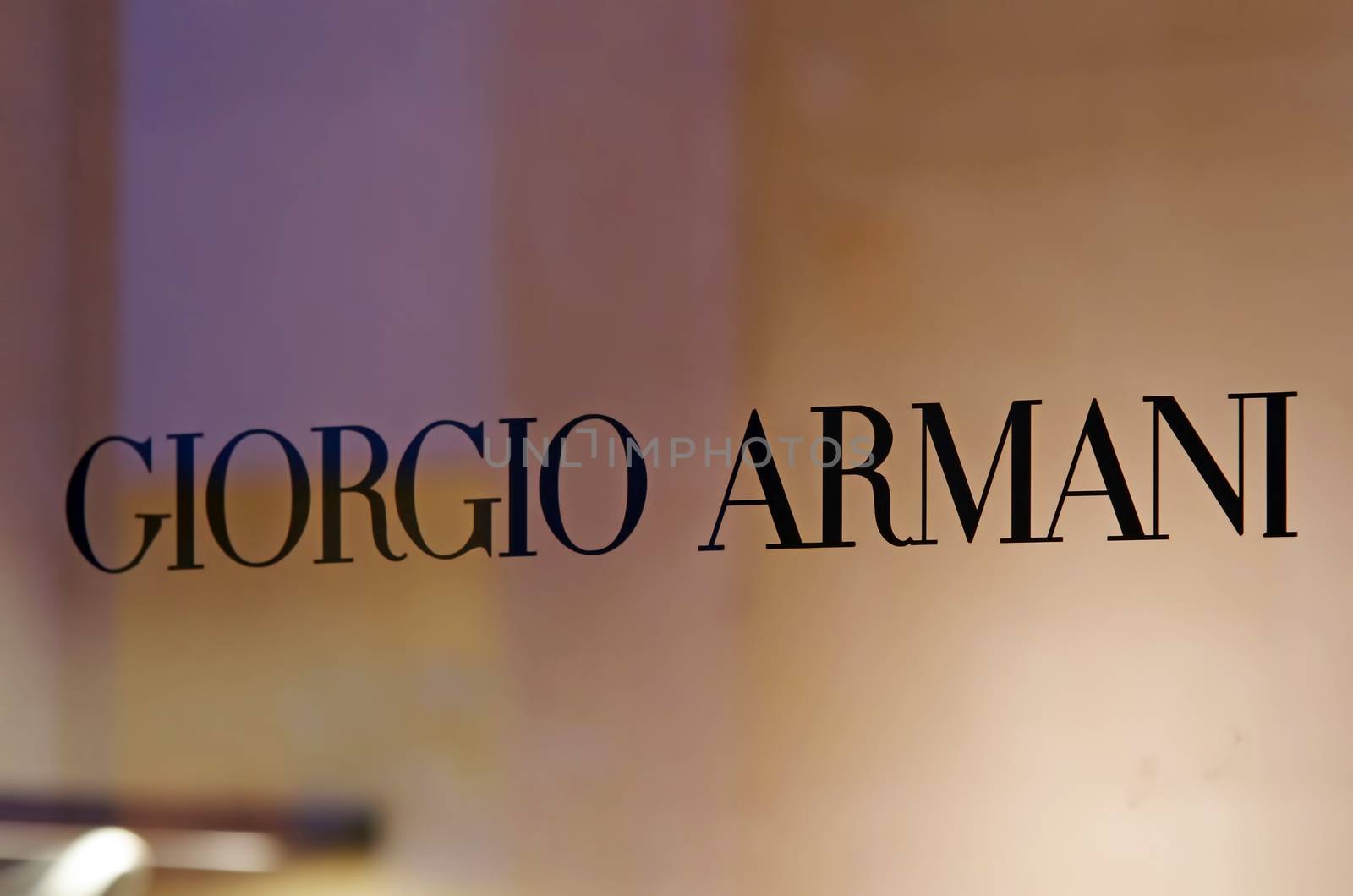 ROME, ITALY - MARCH 08: Giorgio Armani shop on Via del Condotti in Rome on March 08, 2011 in Rome, Italy