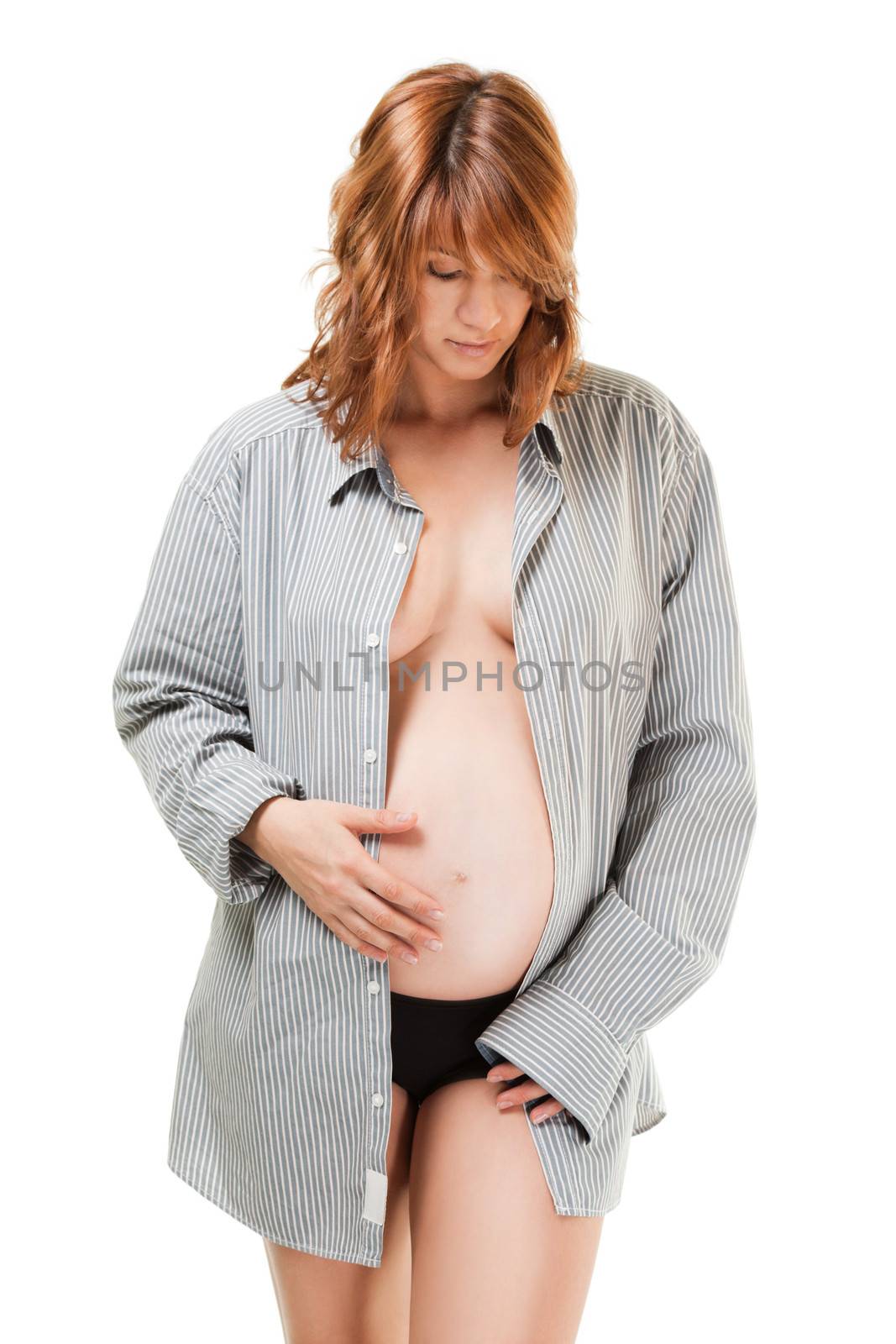 pregnant beautiful woman by vilevi