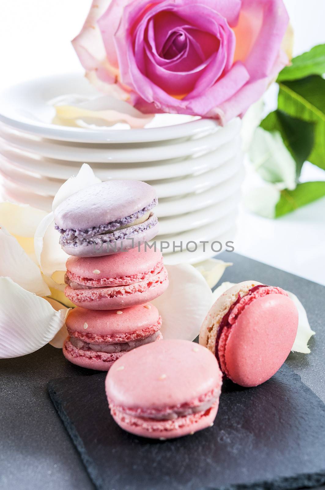 shaped macaroons for valentine's day or mother's day