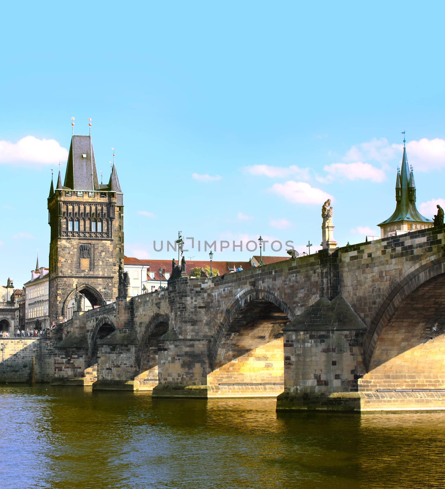 Charles Bridge in Prague, Czech republic