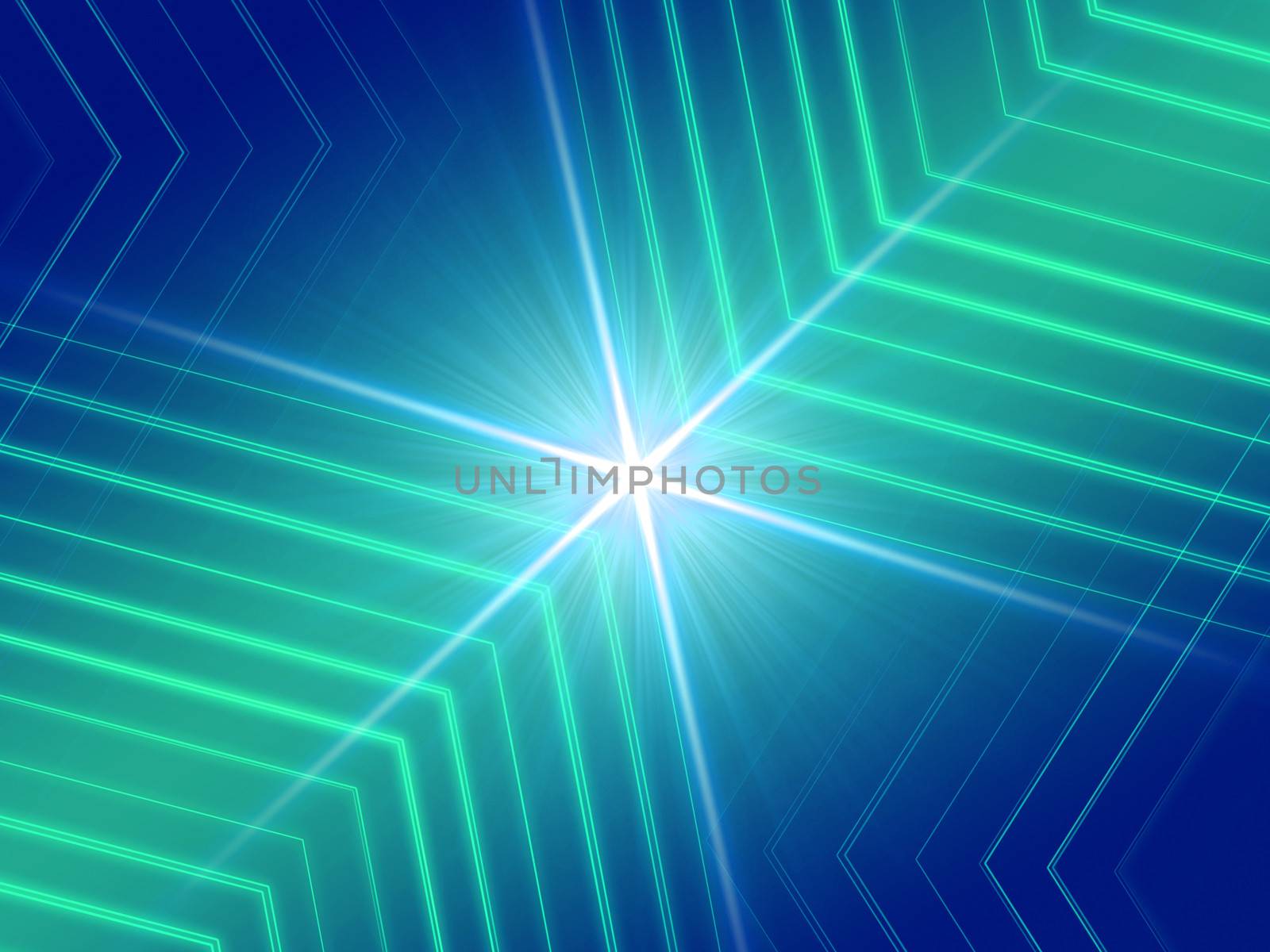 Abstract background glowing lines with ray light