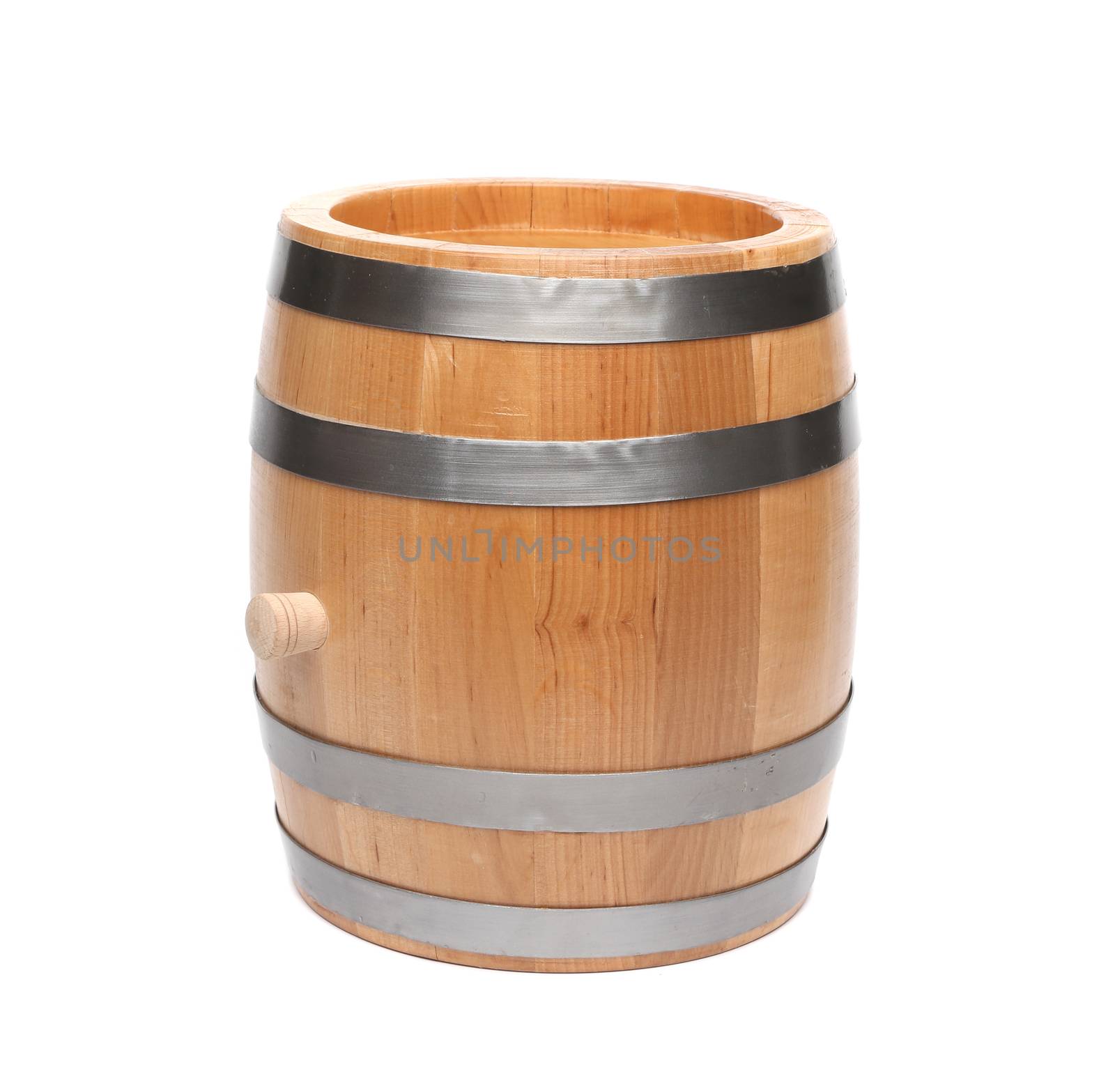 wooden barrel