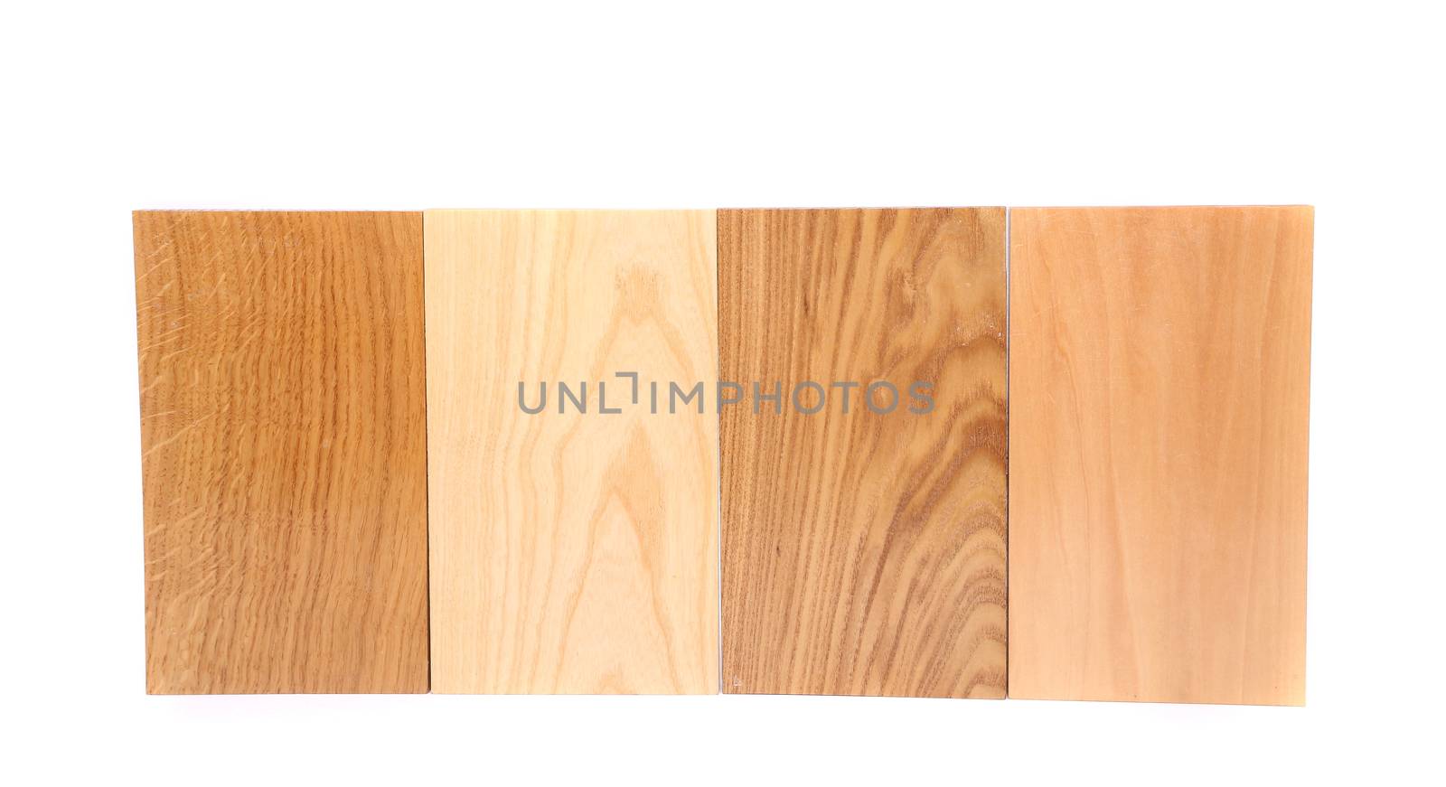 Top four boards (oak, eim, acacia, lime)