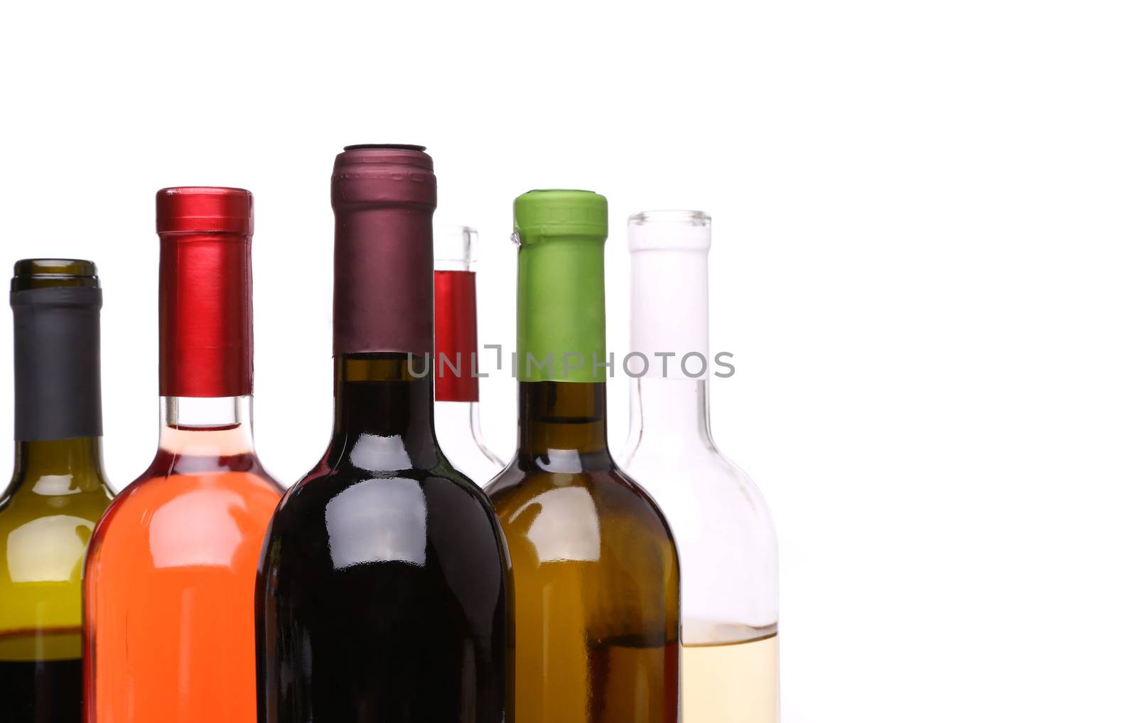A set of many bottles of wine by indigolotos