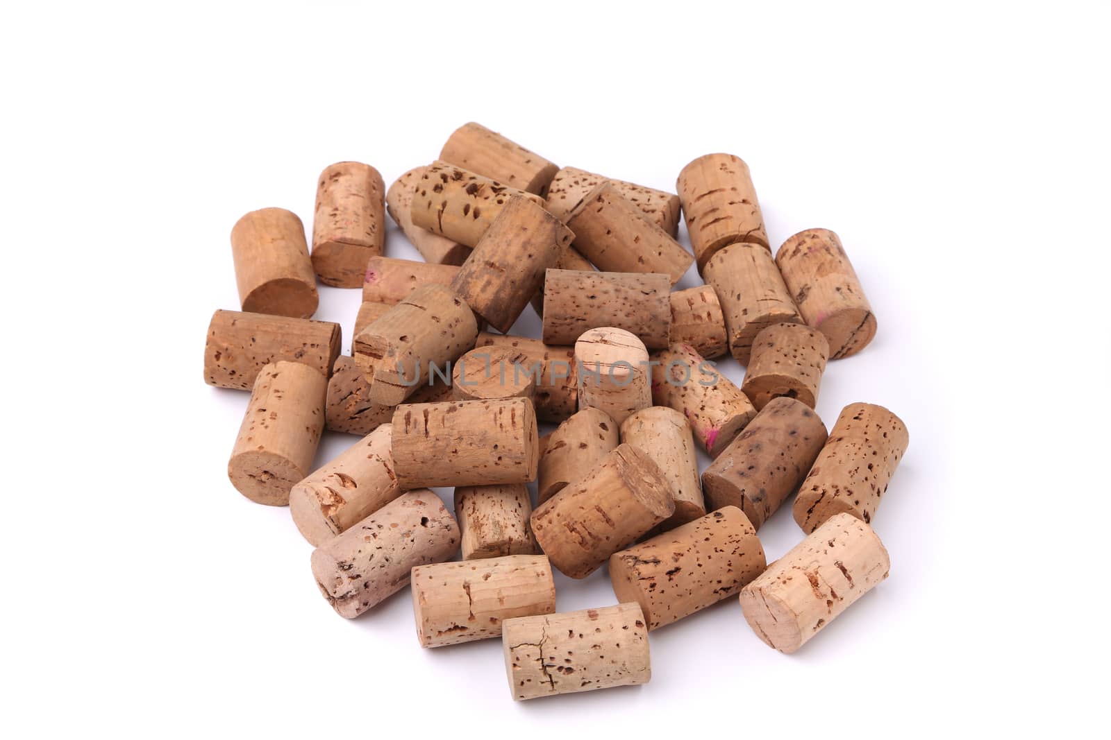 Bunch of wine corks by indigolotos