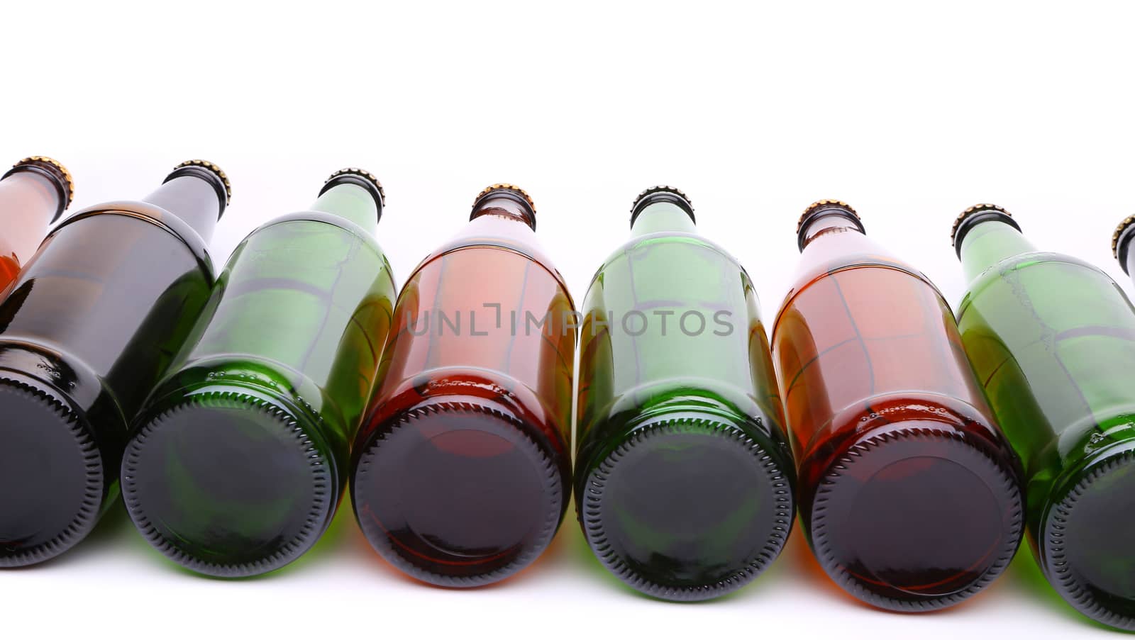 Bottles lying in perspective by indigolotos