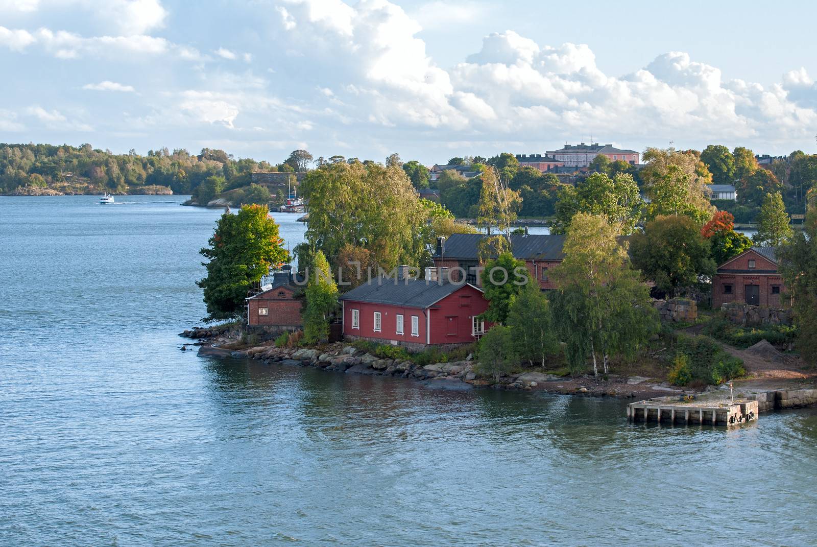 Fortress of Suomenlinna Island near Helsinki. Finland.