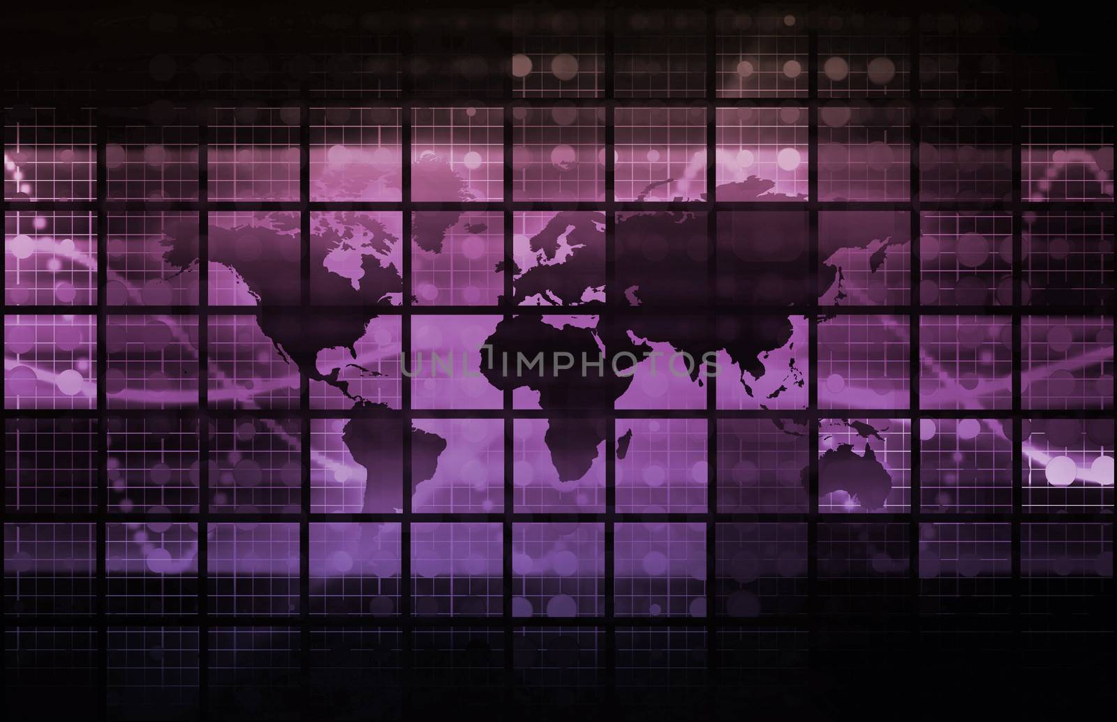 Futuristic Technology as a Concept Background Art