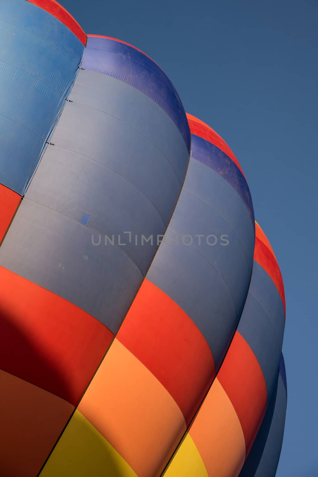 Colorful abstract hot air balloons