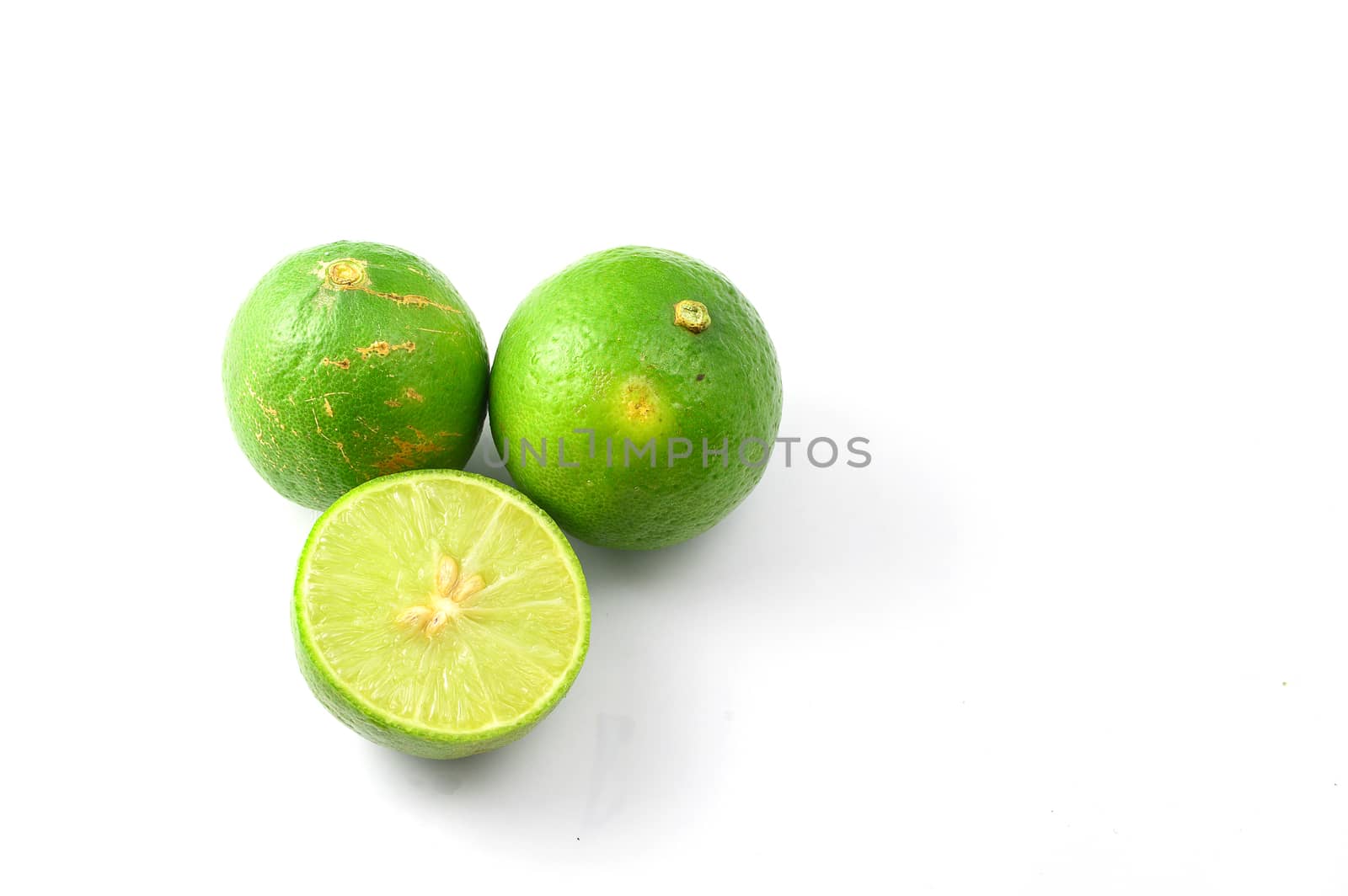 fresh ripe lime by Lekchangply