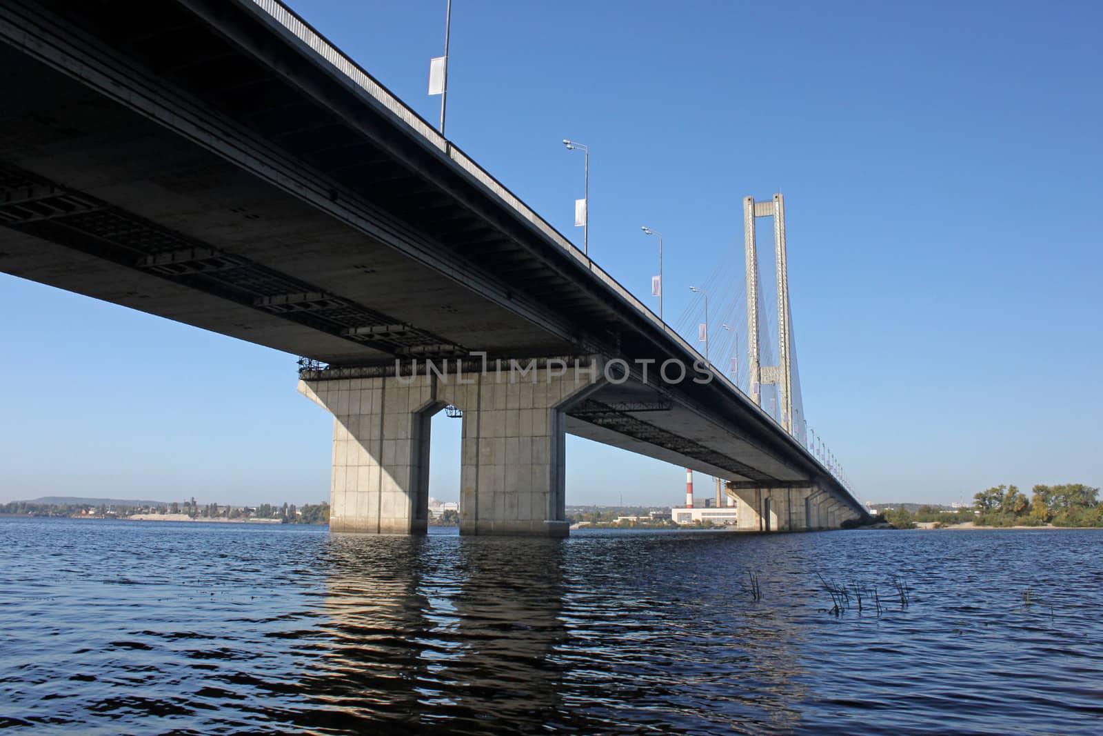 bridge on Dnieper in Kiev, Ukraine