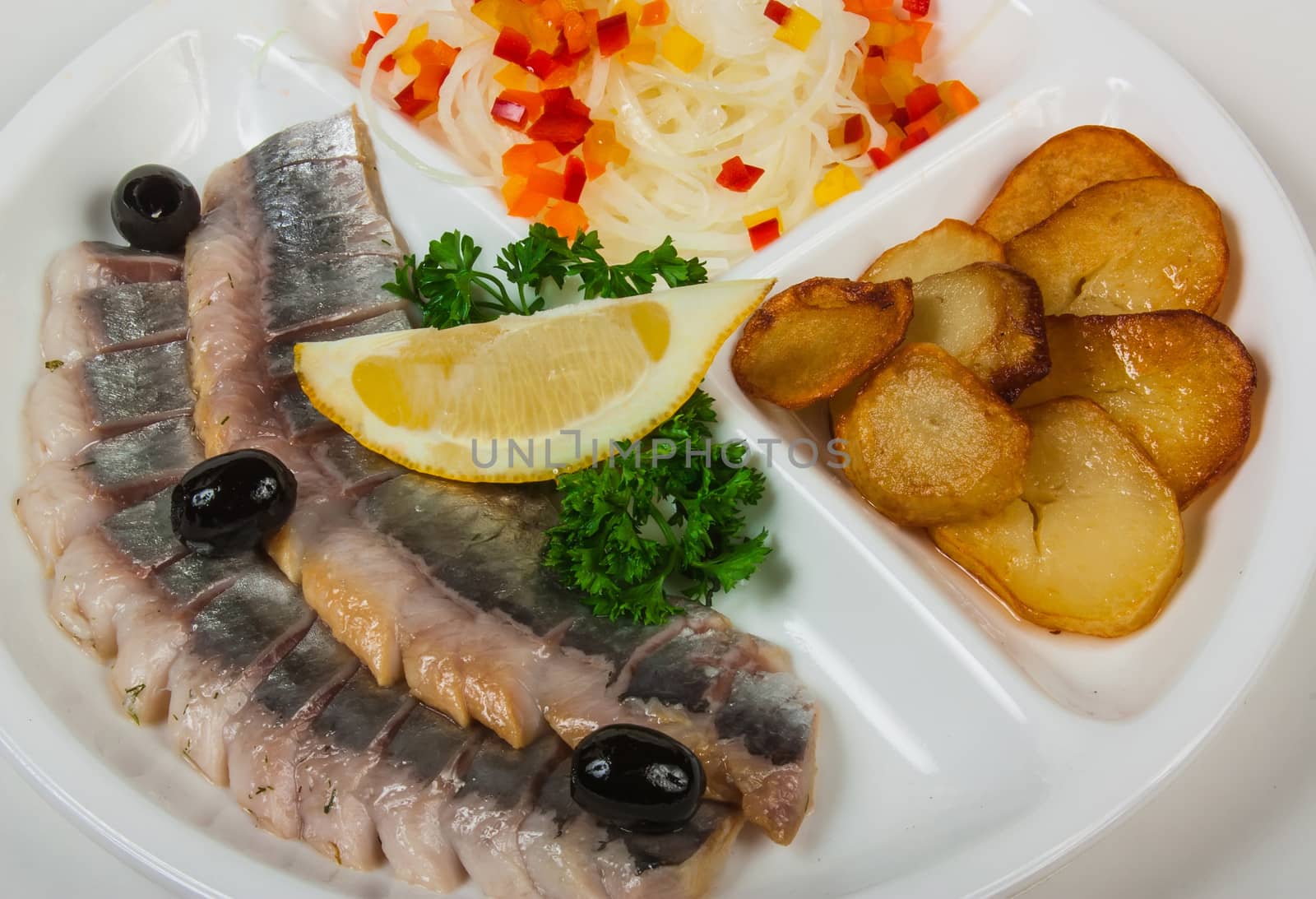 Marinated herring with potatoes by oleg_zhukov