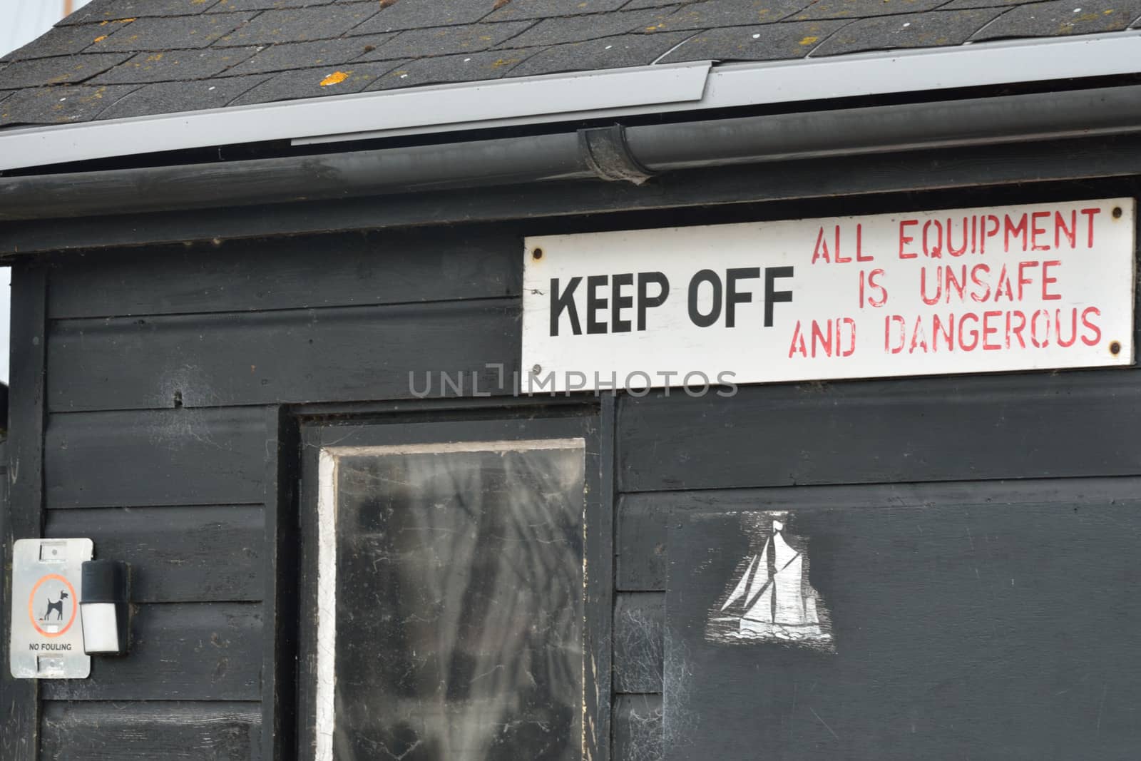 Keep Off warning sign
