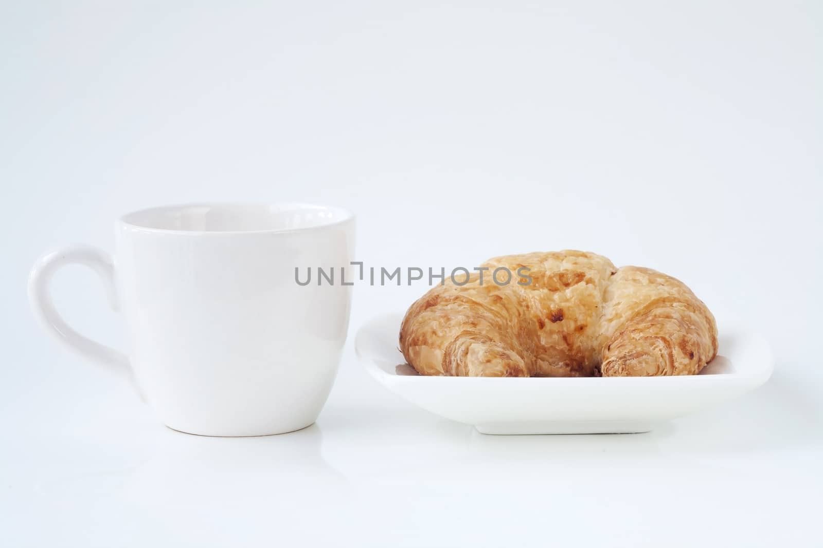 Coffee and croissant