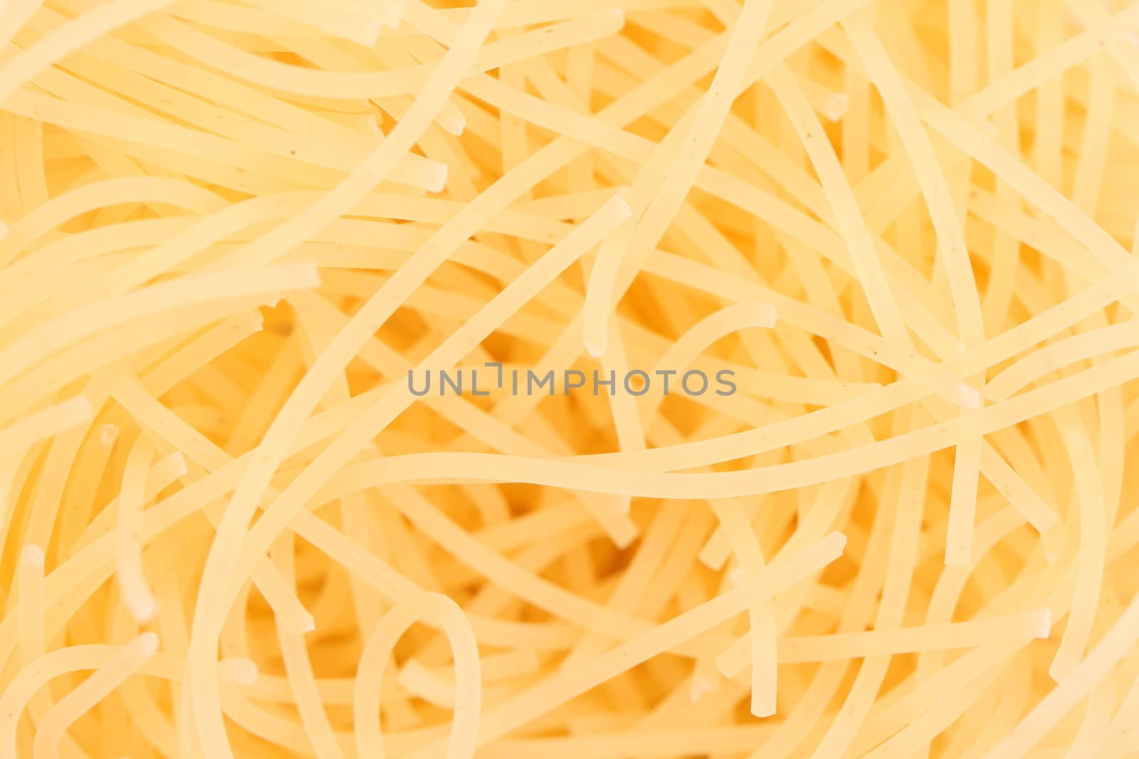 A background of pasta capelli d angelo close-up.