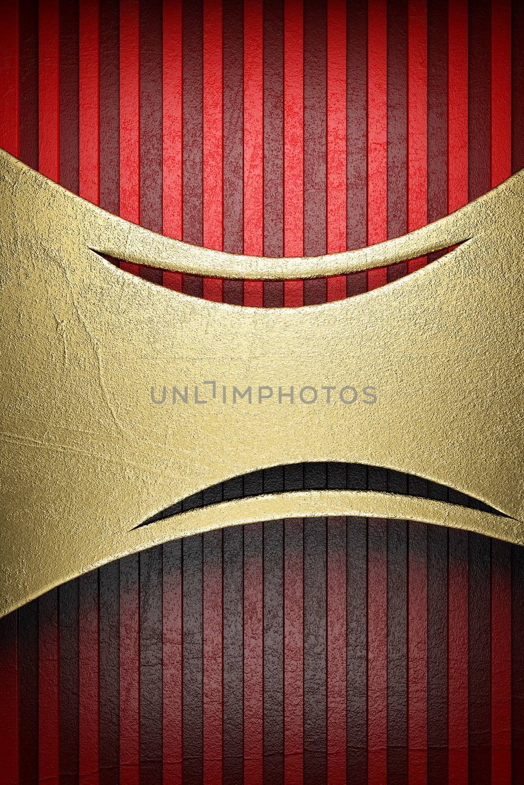 gold on red background by videodoctor
