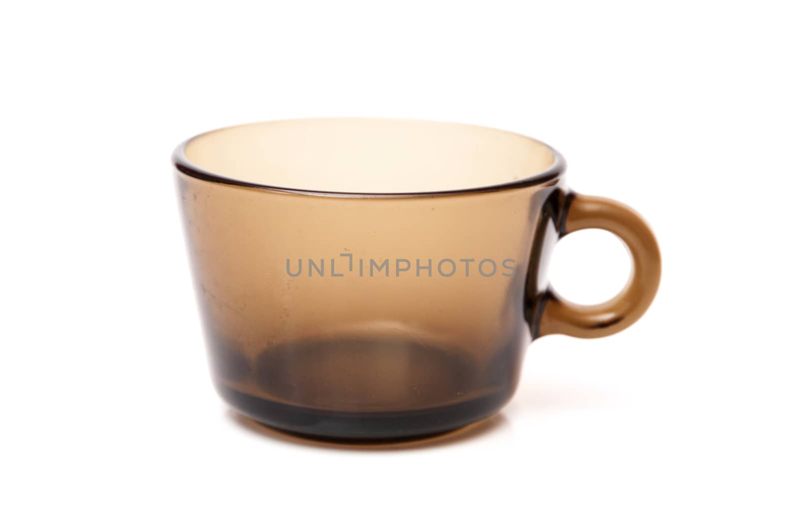 cup of coffee on a white background