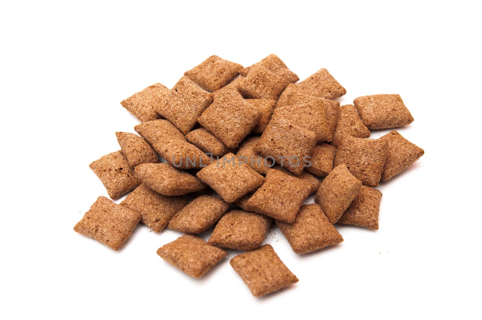 breakfast cereals on a white background