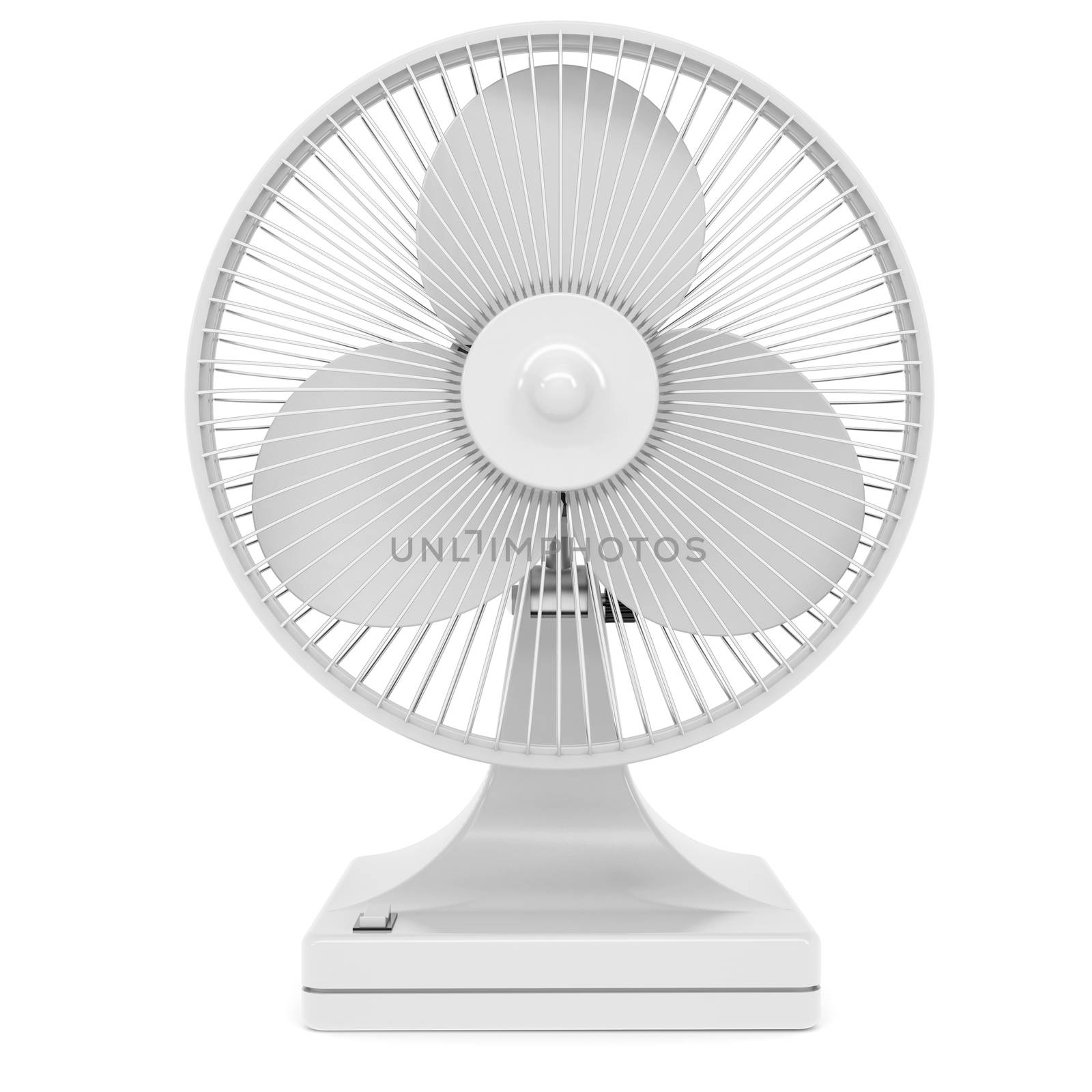 Electric fan. Isolated render on a white background