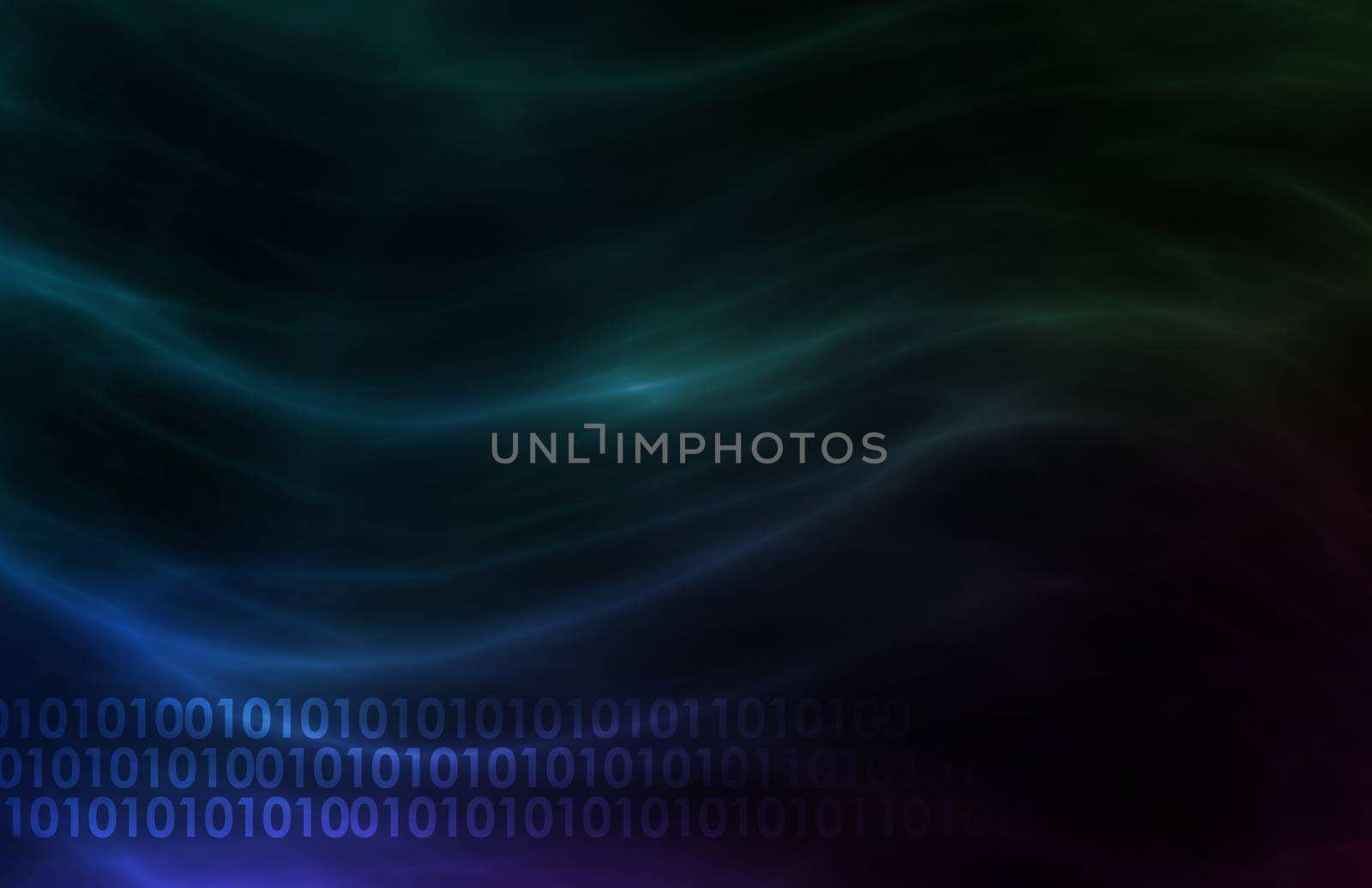 Science Technology Data as a Abstract Art