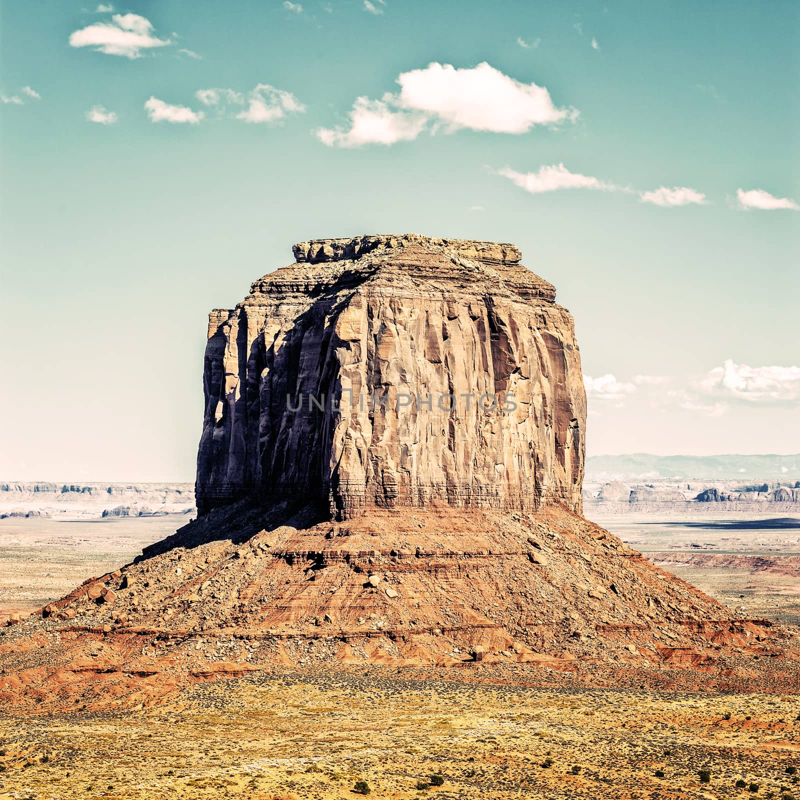 famous rock at Monument Valley, USA