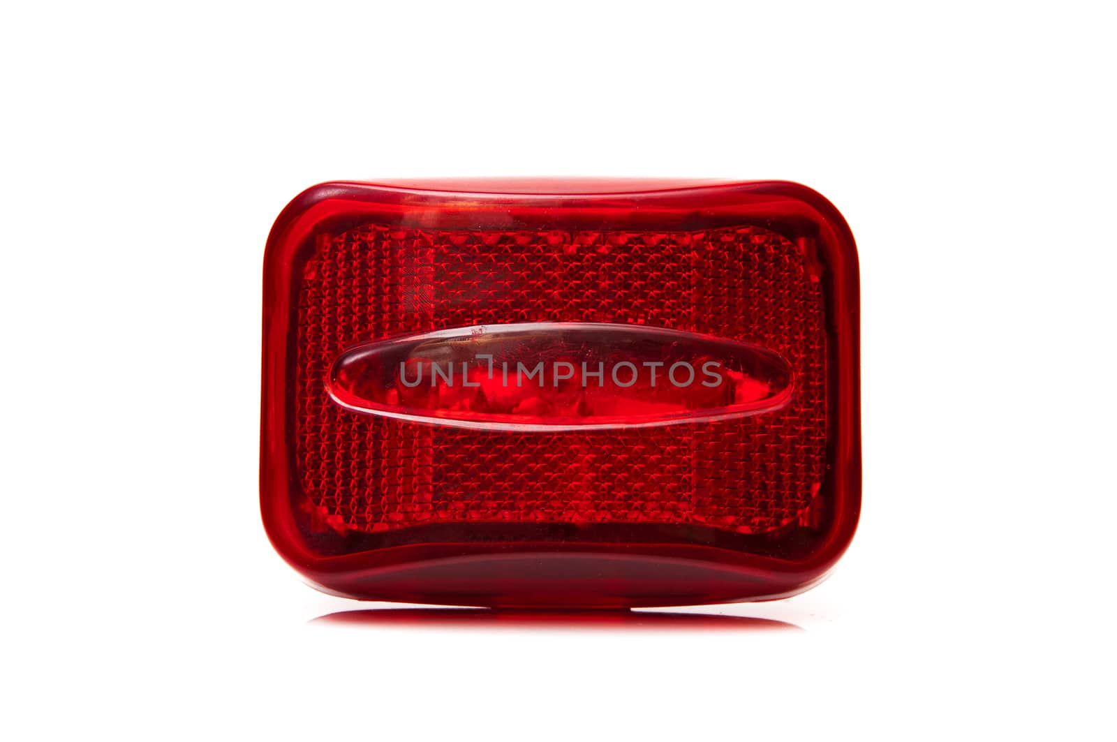 warning light on a white background