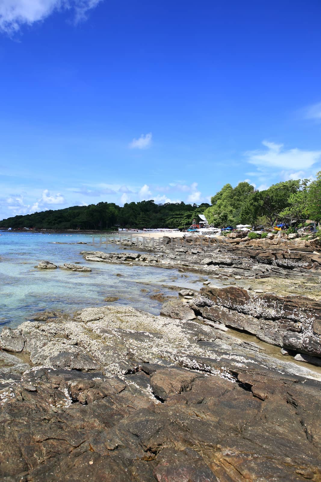 Beautiful sea landscape. Koh Samet island in Thailand