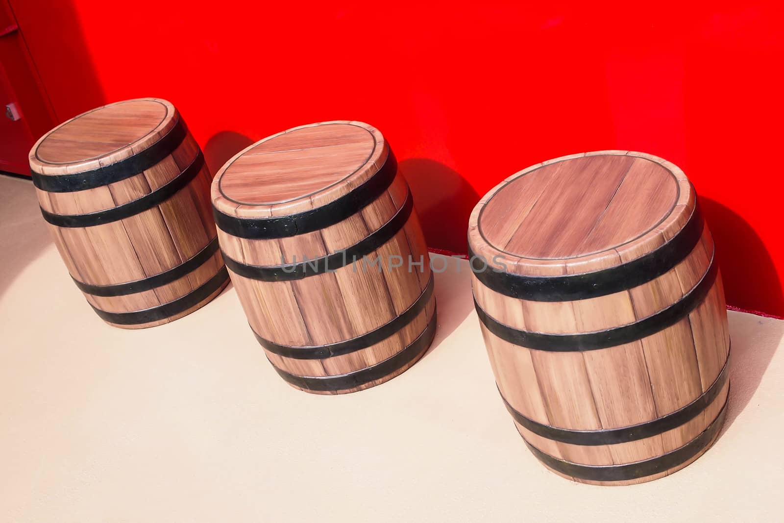 Wine barrel chairs