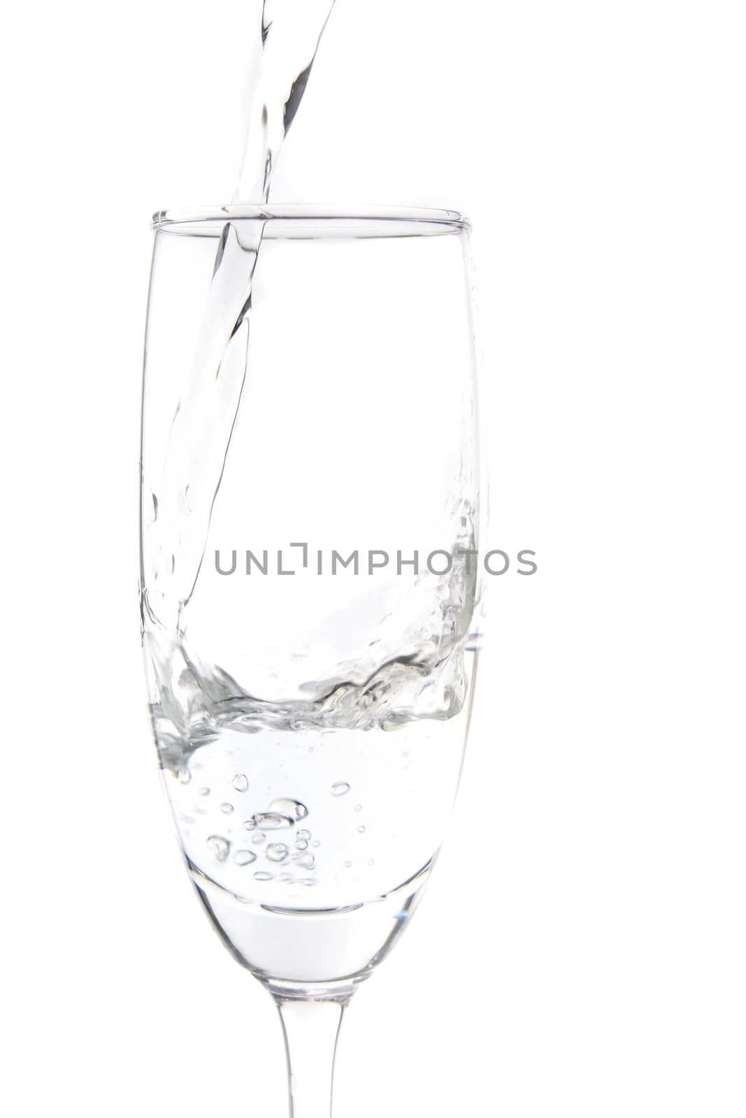 Glass of water by kapongza