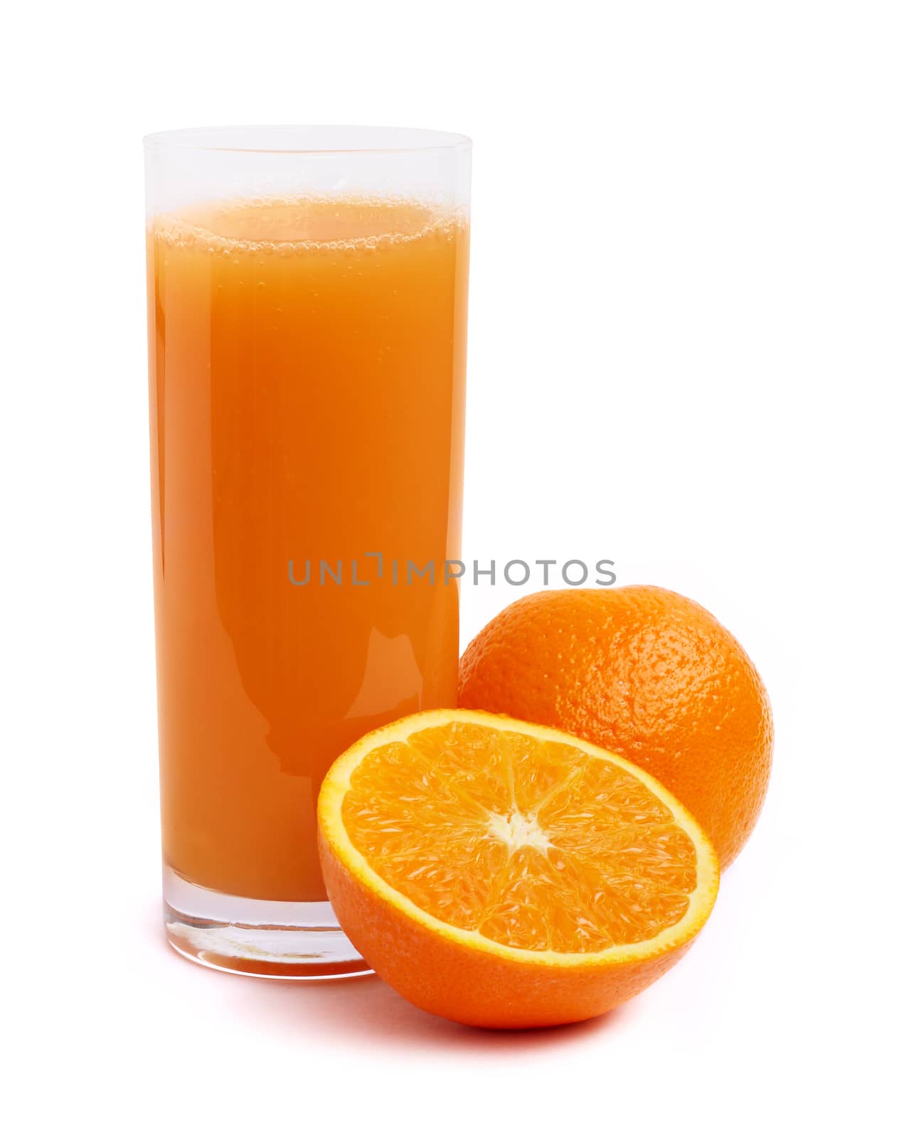 Orane juice and oranges by destillat