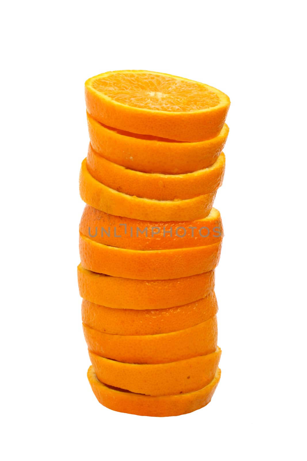 Stack of orange slices by destillat